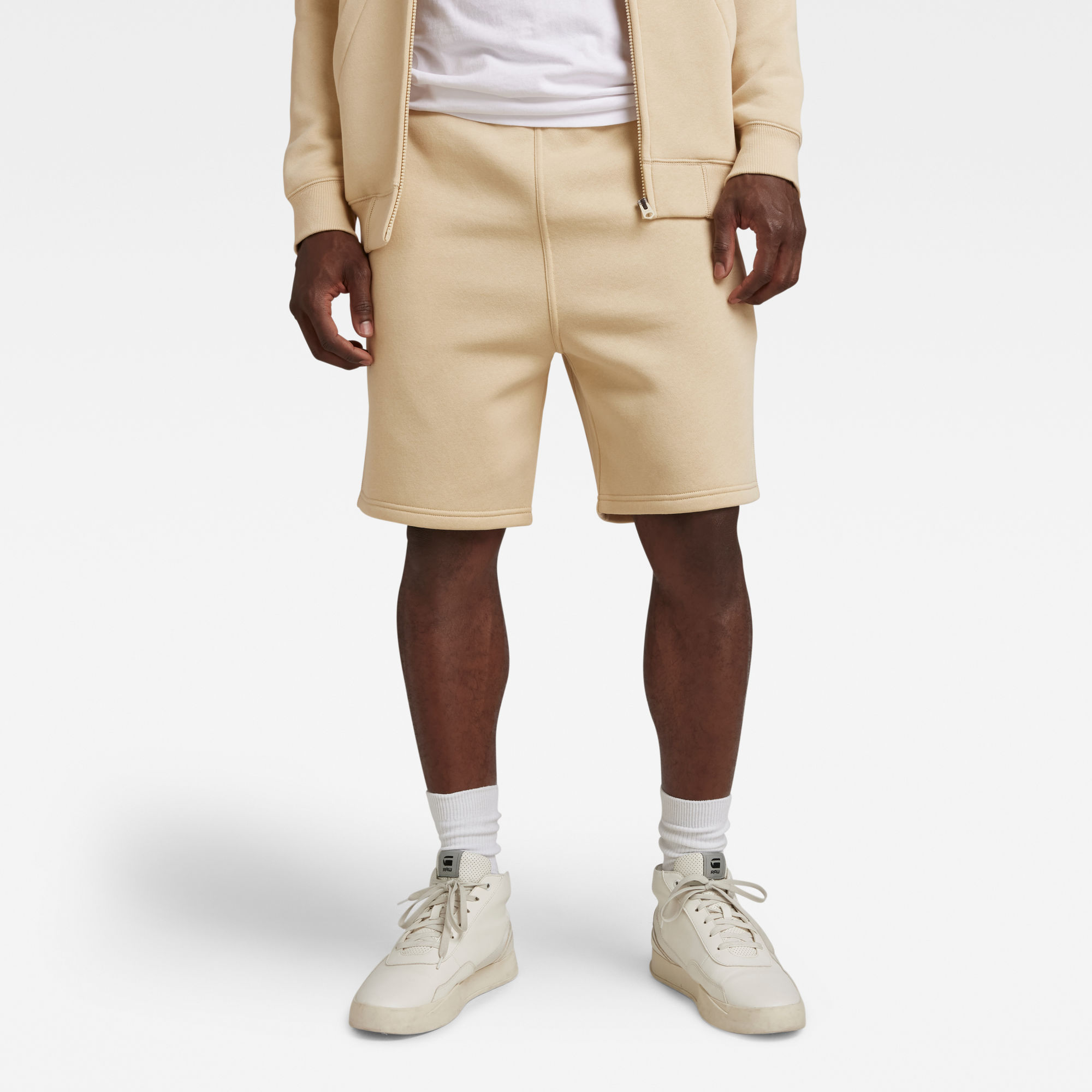 

Premium Core Sweat Short - Beige - Heren
