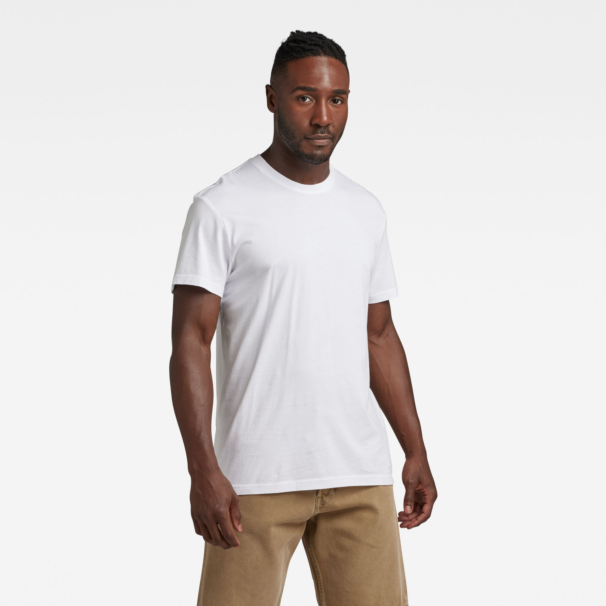 

Back Graphic Text T-Shirt - White - Men