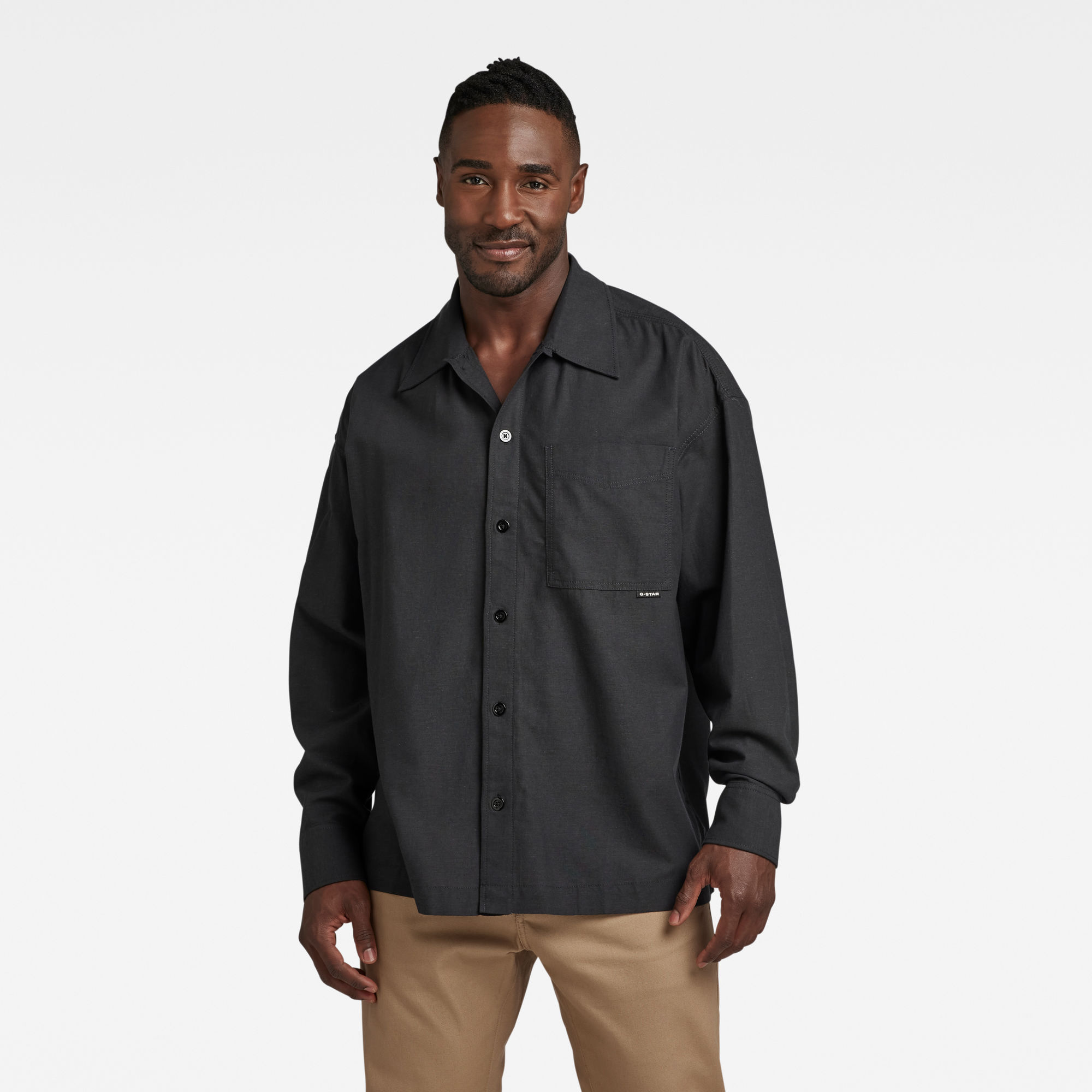 

Oversized Boxy Fit Shirt - Meerkleurig - Heren