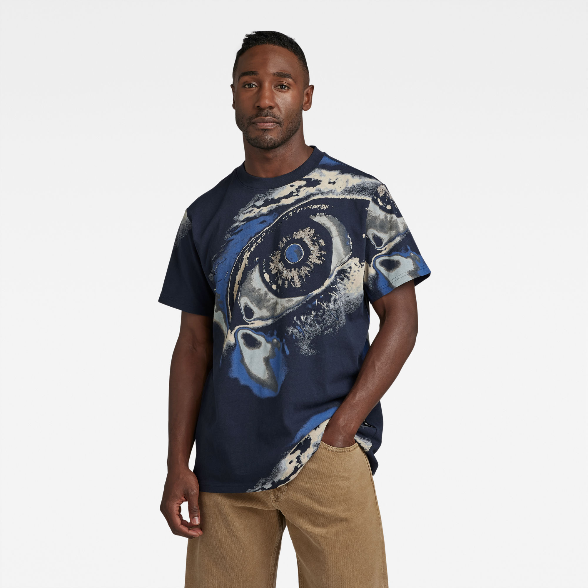 

Saturated Eye Loose T-Shirt - Meerkleurig - Heren