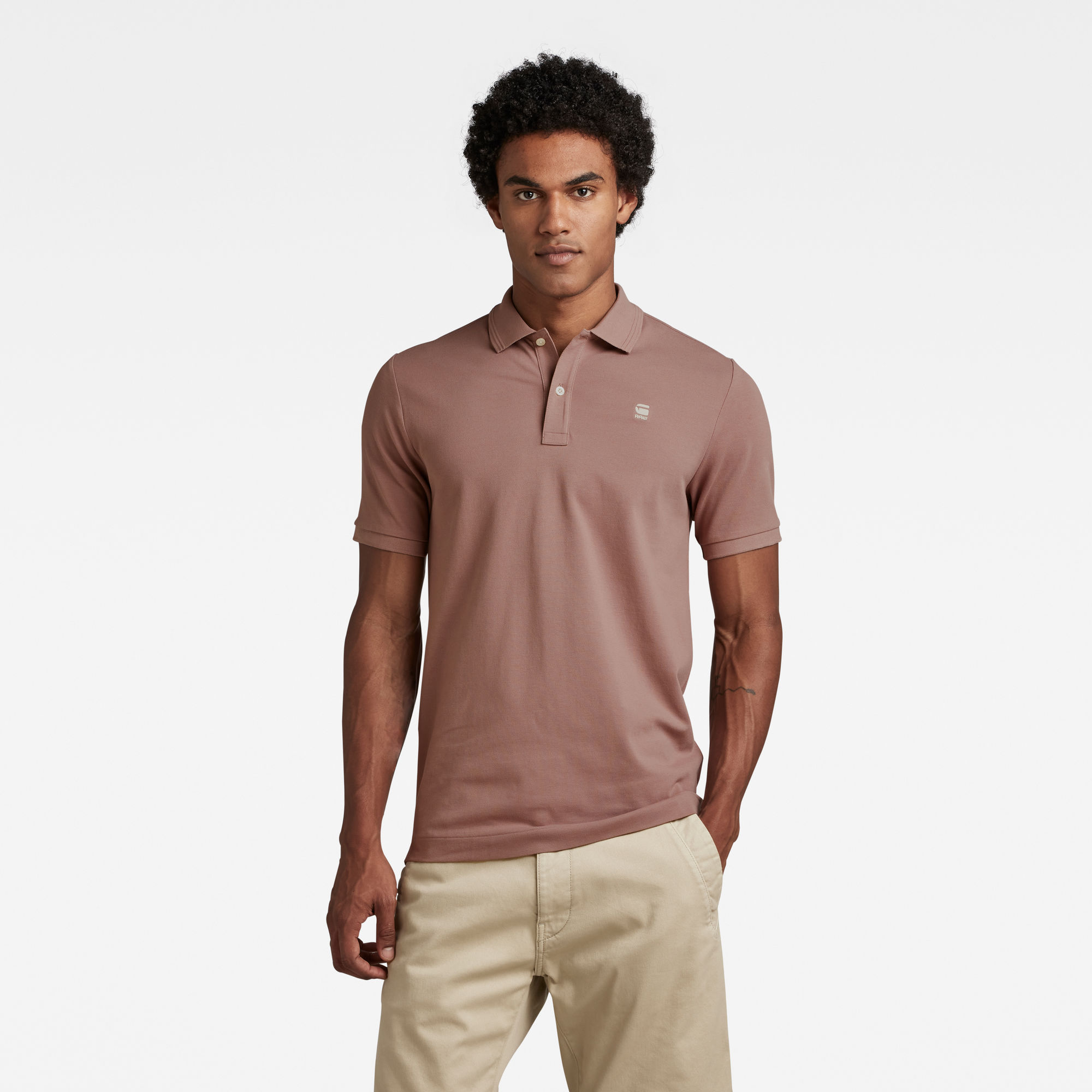 

Dunda Slim Polo - Brown - Men