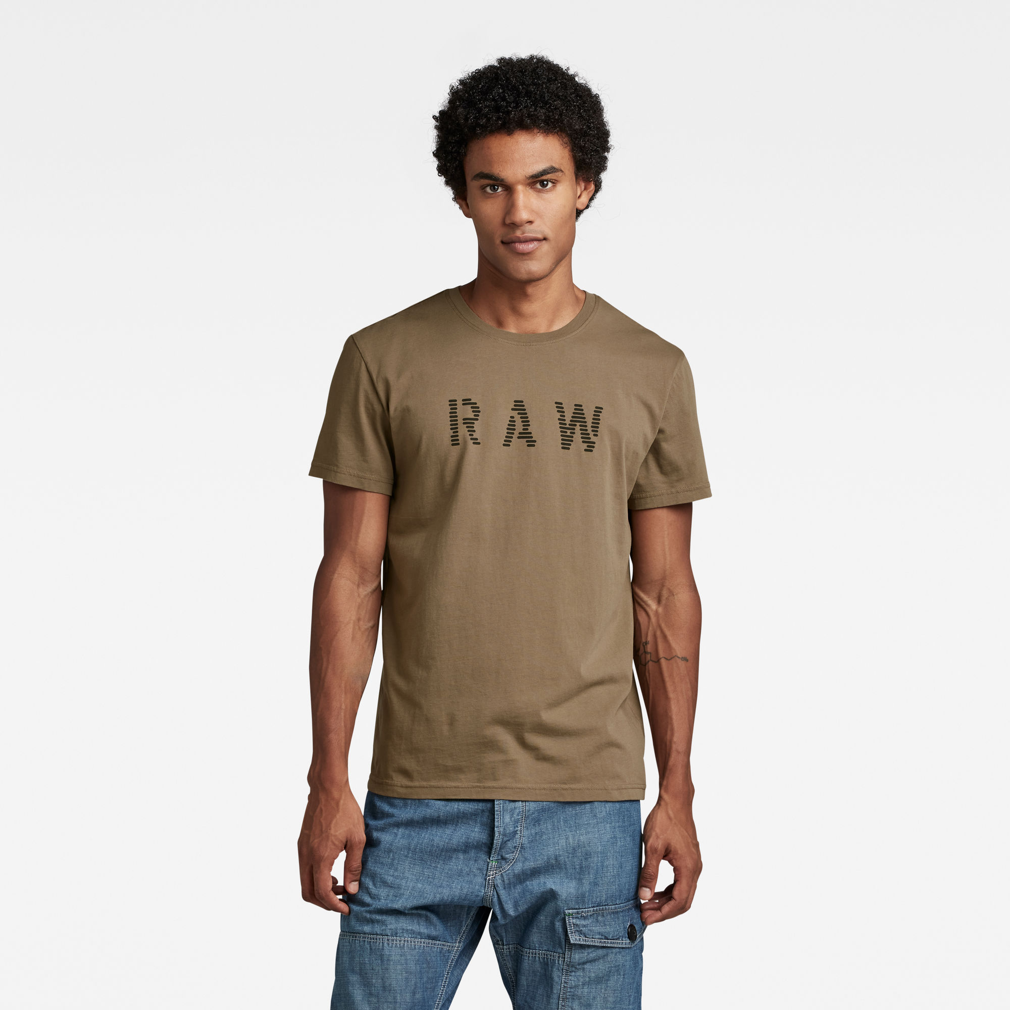 

T-Shirt RAW - Bruin - Heren