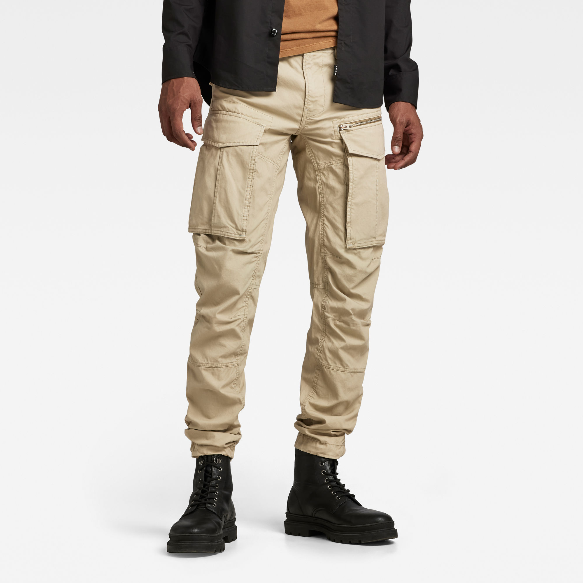 

Rovic Zip 3D Regular Tapered Hose - Beige - Herren