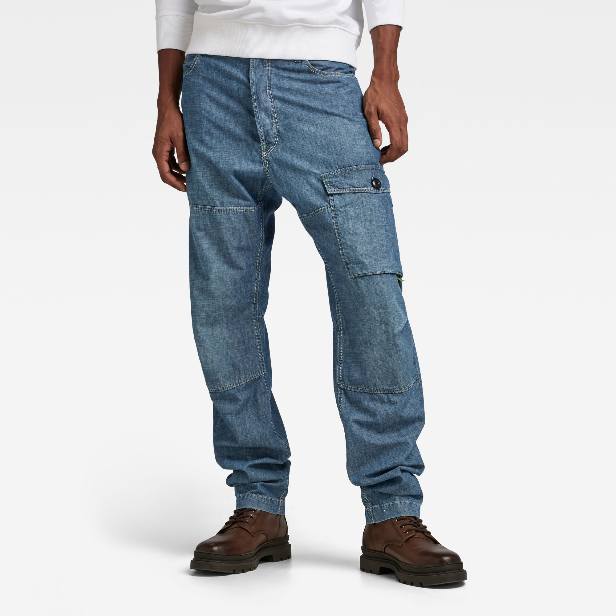

Bearing 3D Cargo Broek - Midden blauw - Heren