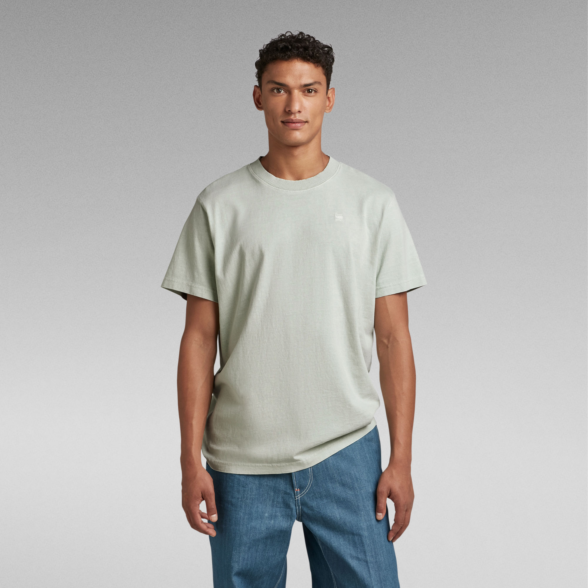 

Overdyed Loose T-Shirt - Green - Men