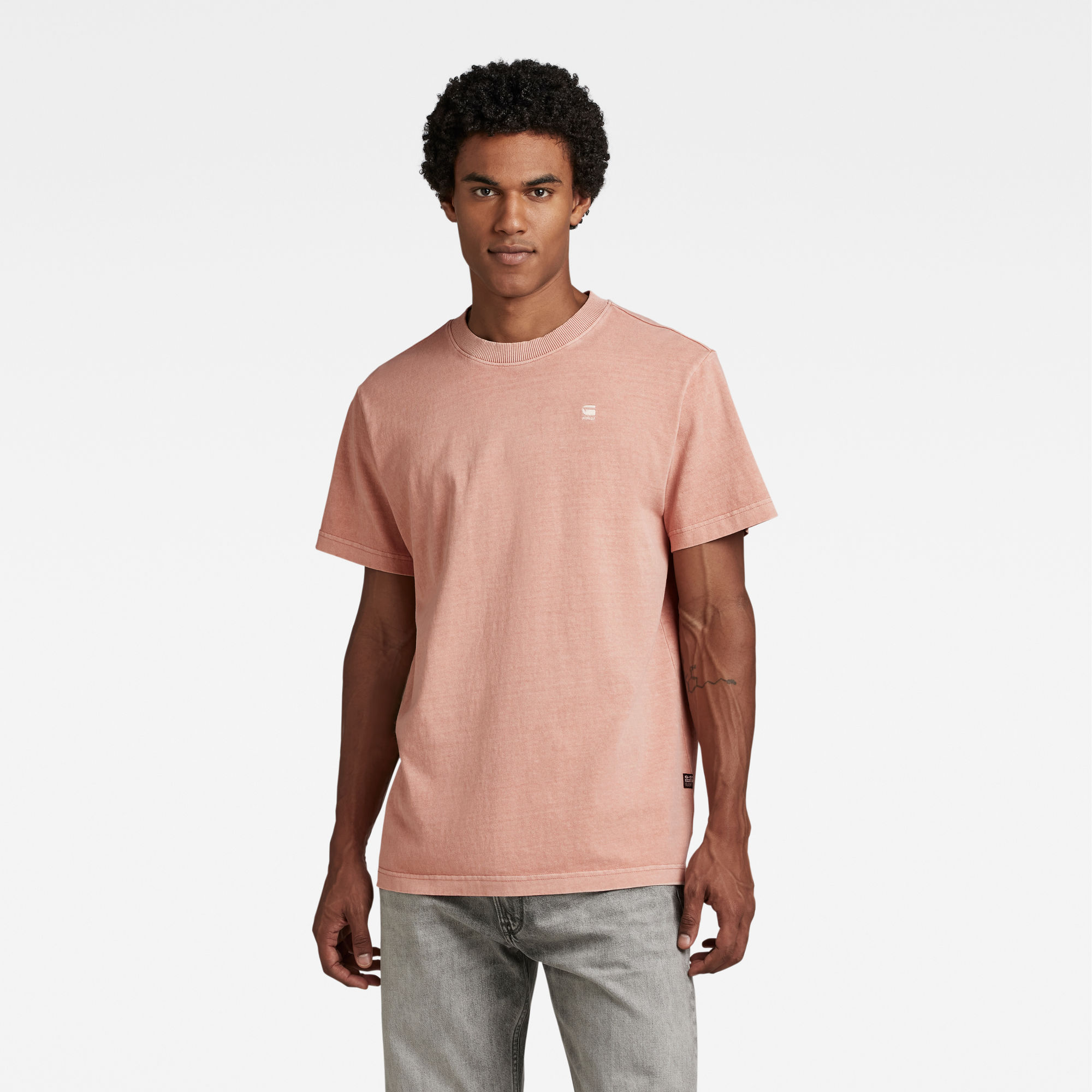 

Overdyed Loose T-Shirt - Pink - Herren