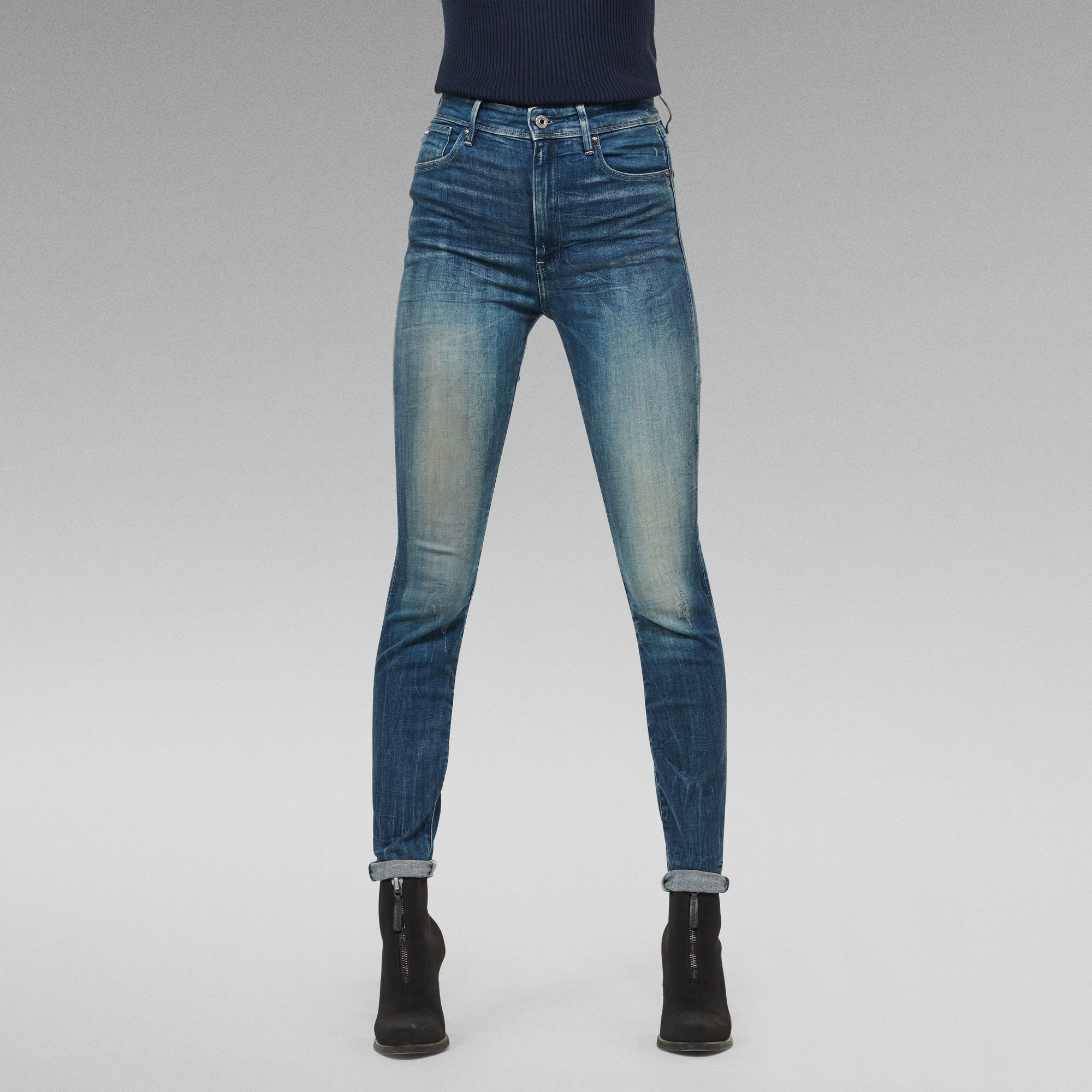 

Kafey Ultra High Skinny Jeans - Midden blauw - Dames
