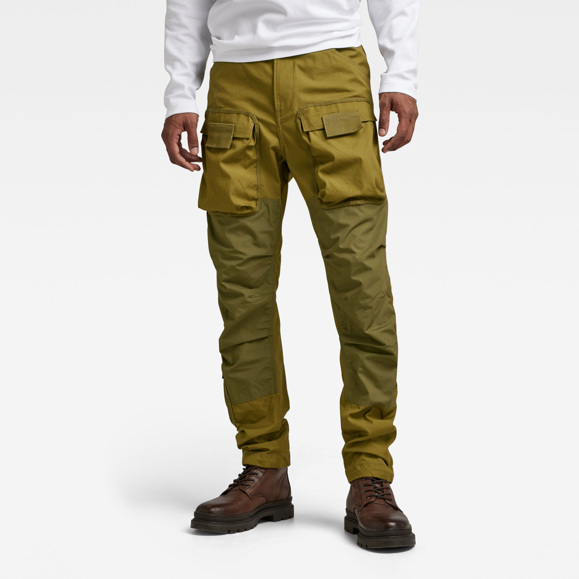 

3D Regular Tapered Cargobroek - Groen - Heren