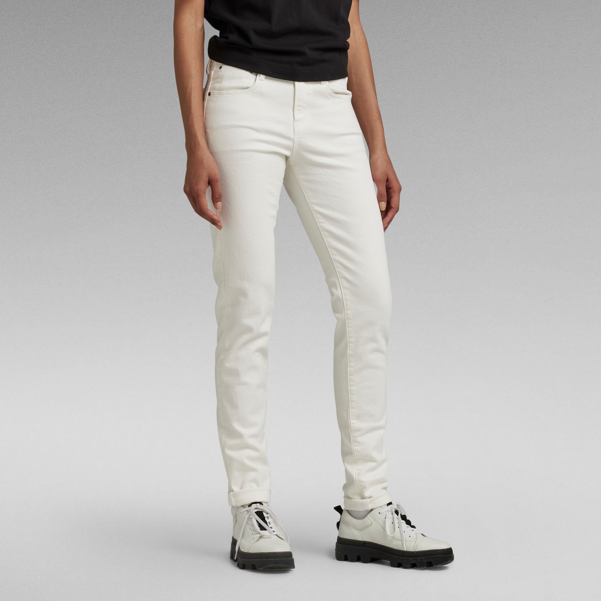 Ace Slim Jeans - Weiß - Damen