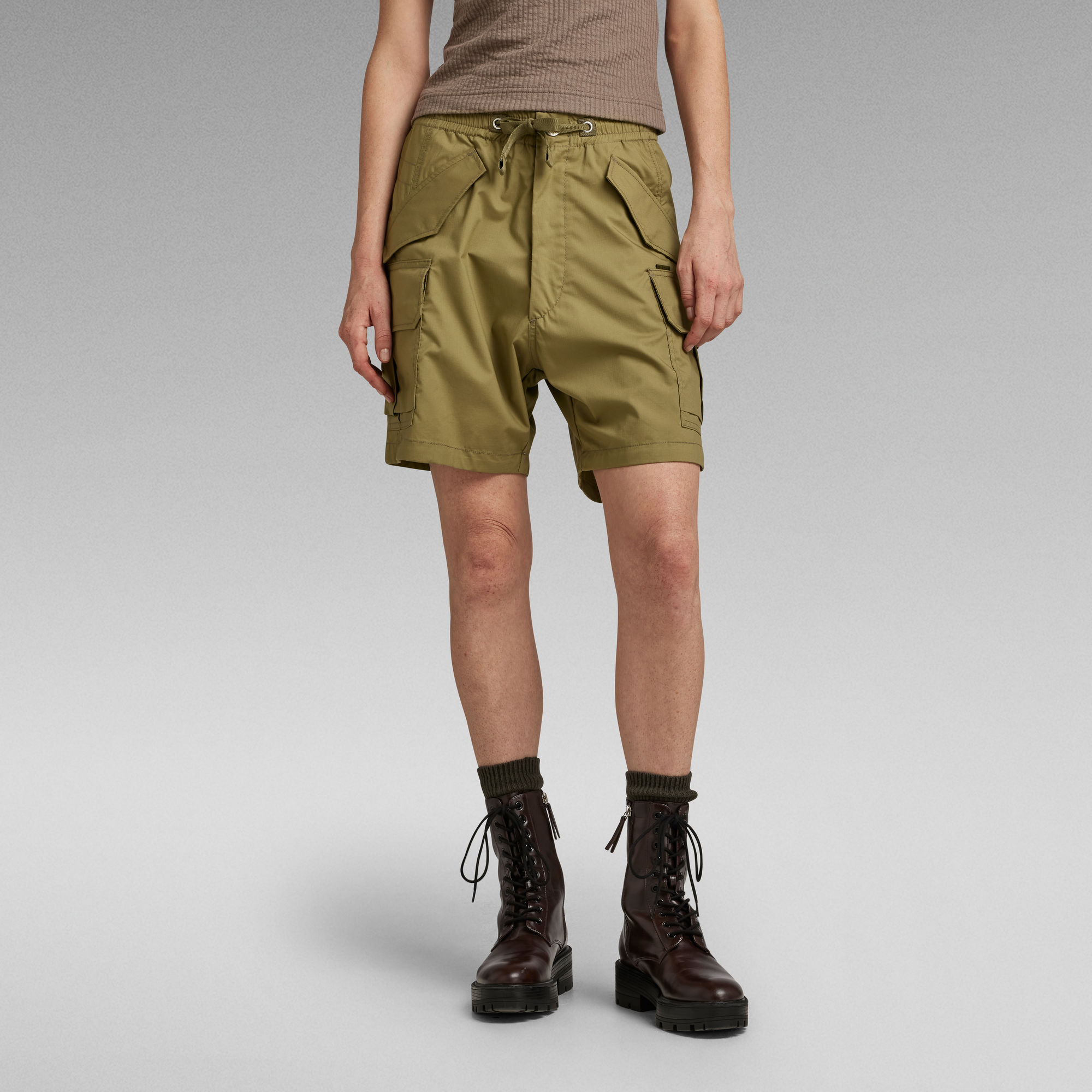 Cargo Shorts - Grün - Damen