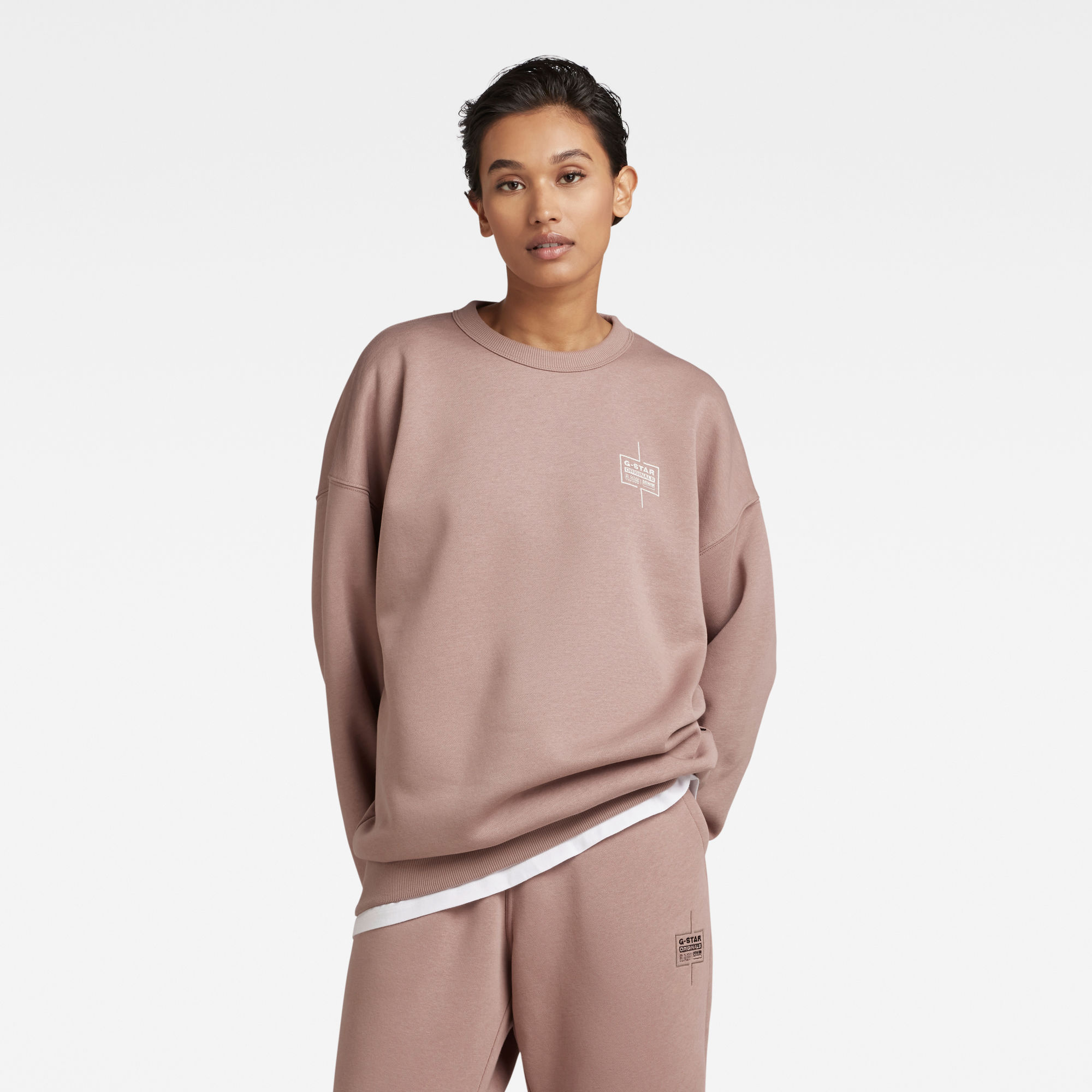 

Unisex Core Loose Sweater - Brown - Men