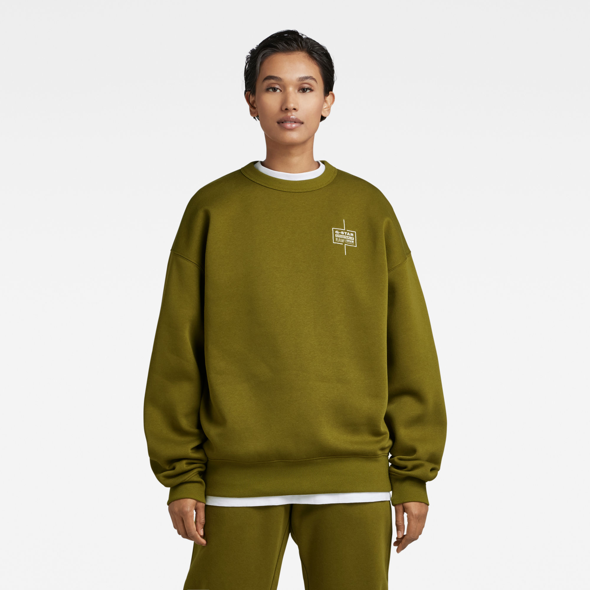 

Unisex Core Loose Sweater - Groen - Heren