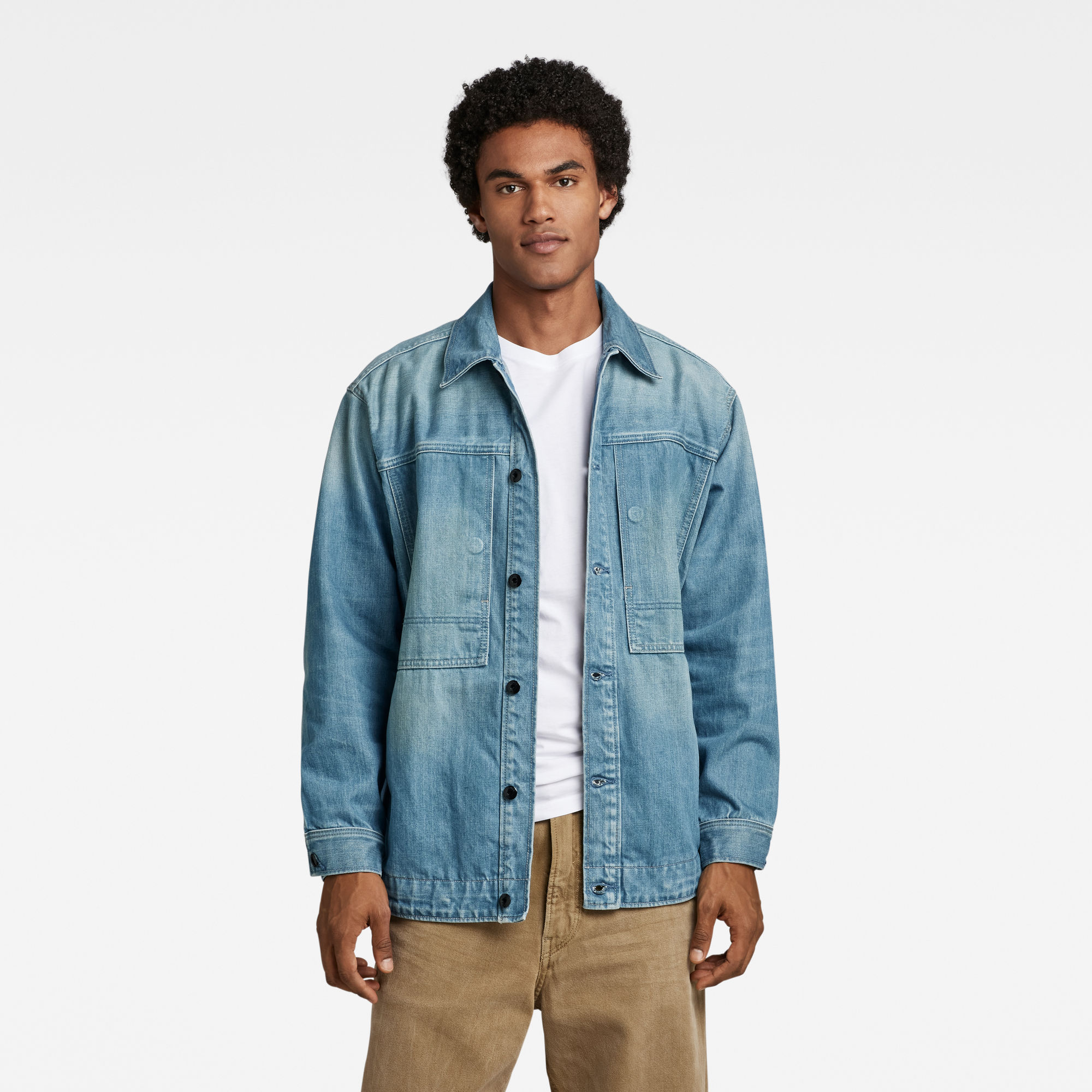 

Premium US Navy Shanorak - Midden blauw - Heren