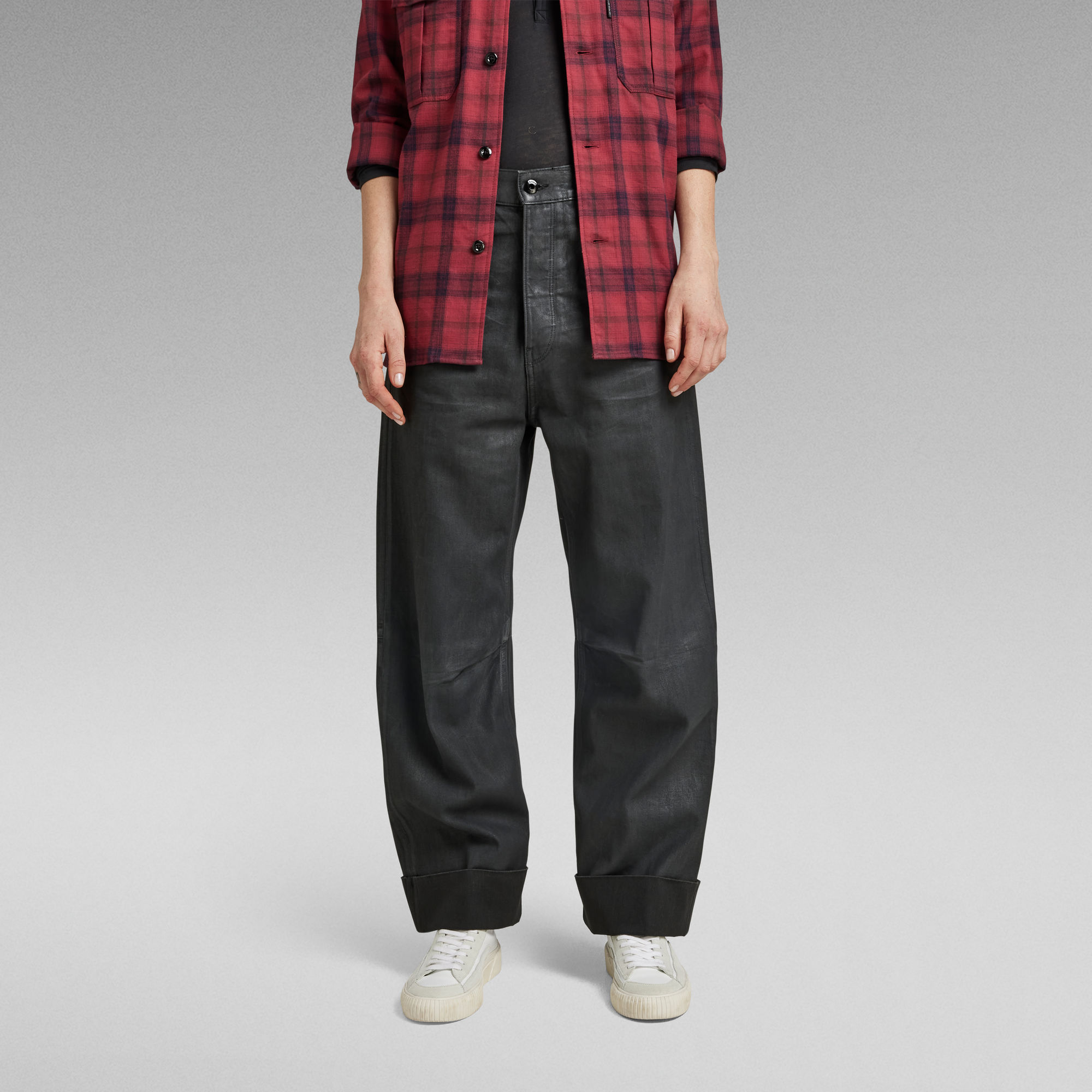 

Eve 3D Wide Leg Jeans - Zwart - Dames