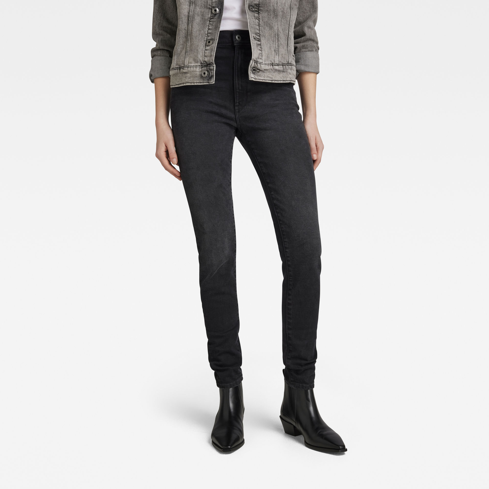 

Kafey Ultra High Skinny Jeans - Zwart - Dames