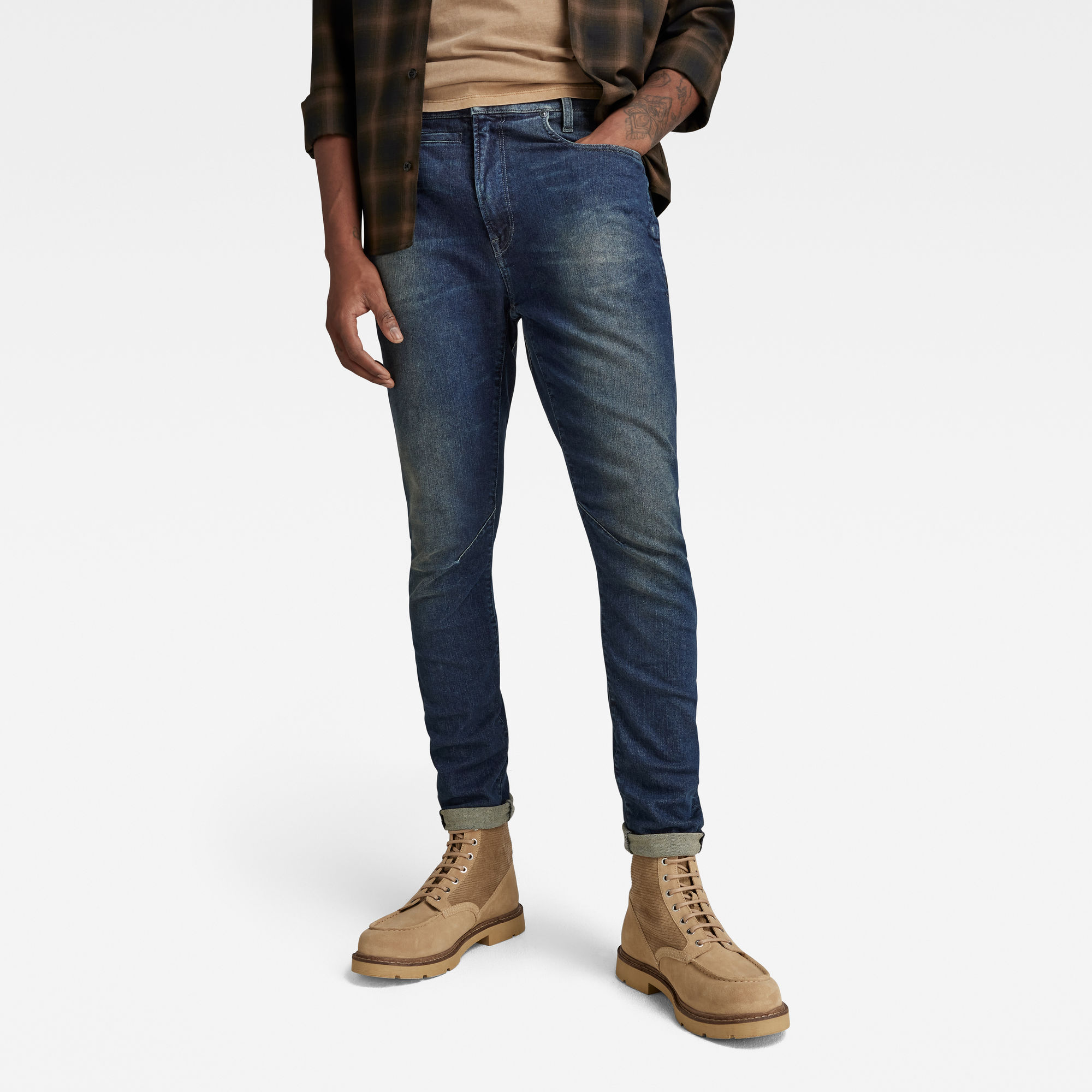 

D-Staq 3D Slim Jeans - Donkerblauw - Heren