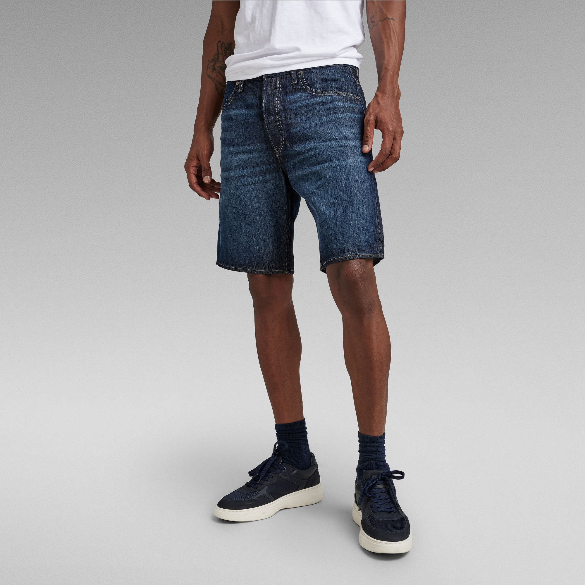 G-Star RAW Triple A Denim Short - Donkerblauw - Heren