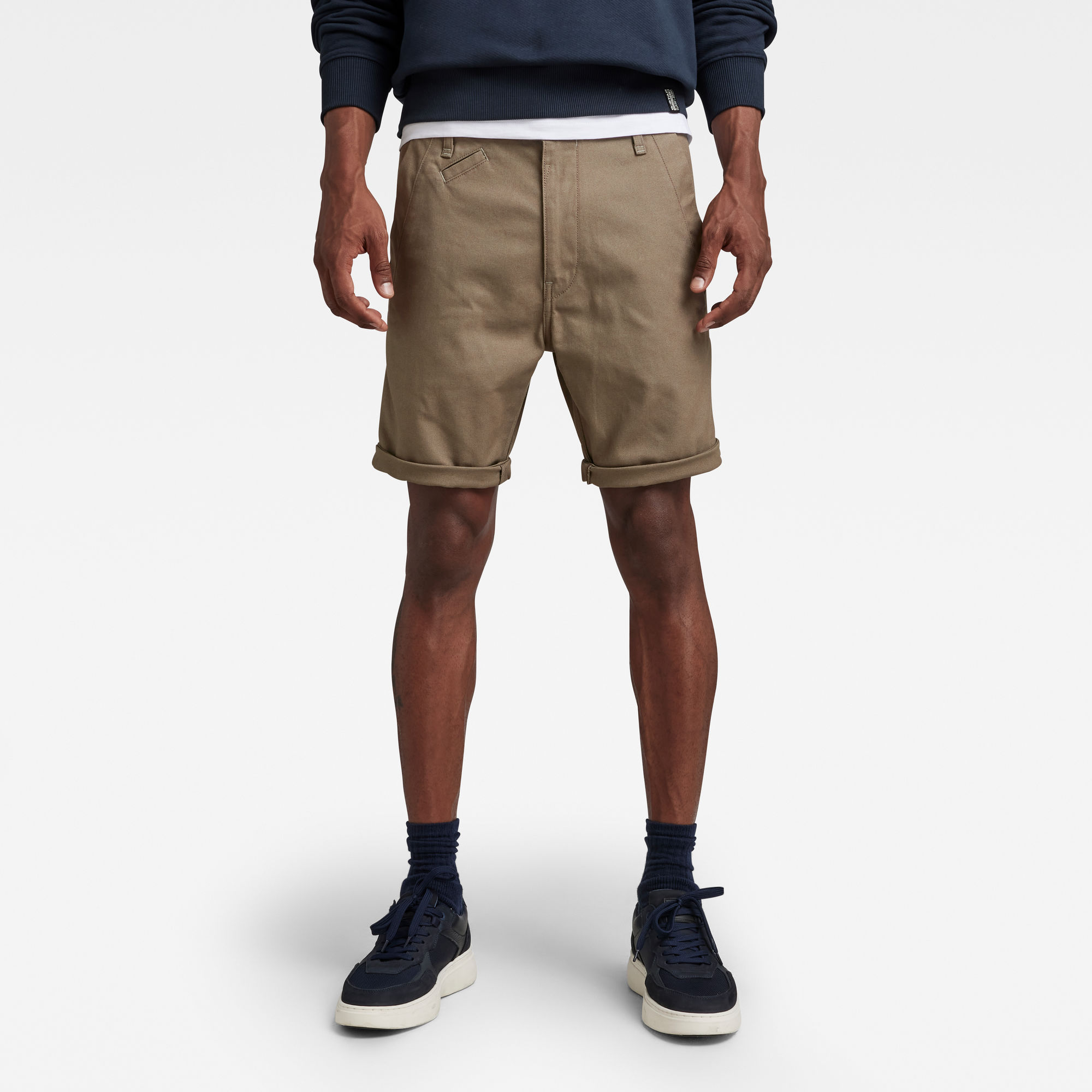 

Bronson 2.0 Slim Chino Short - Bruin - Heren