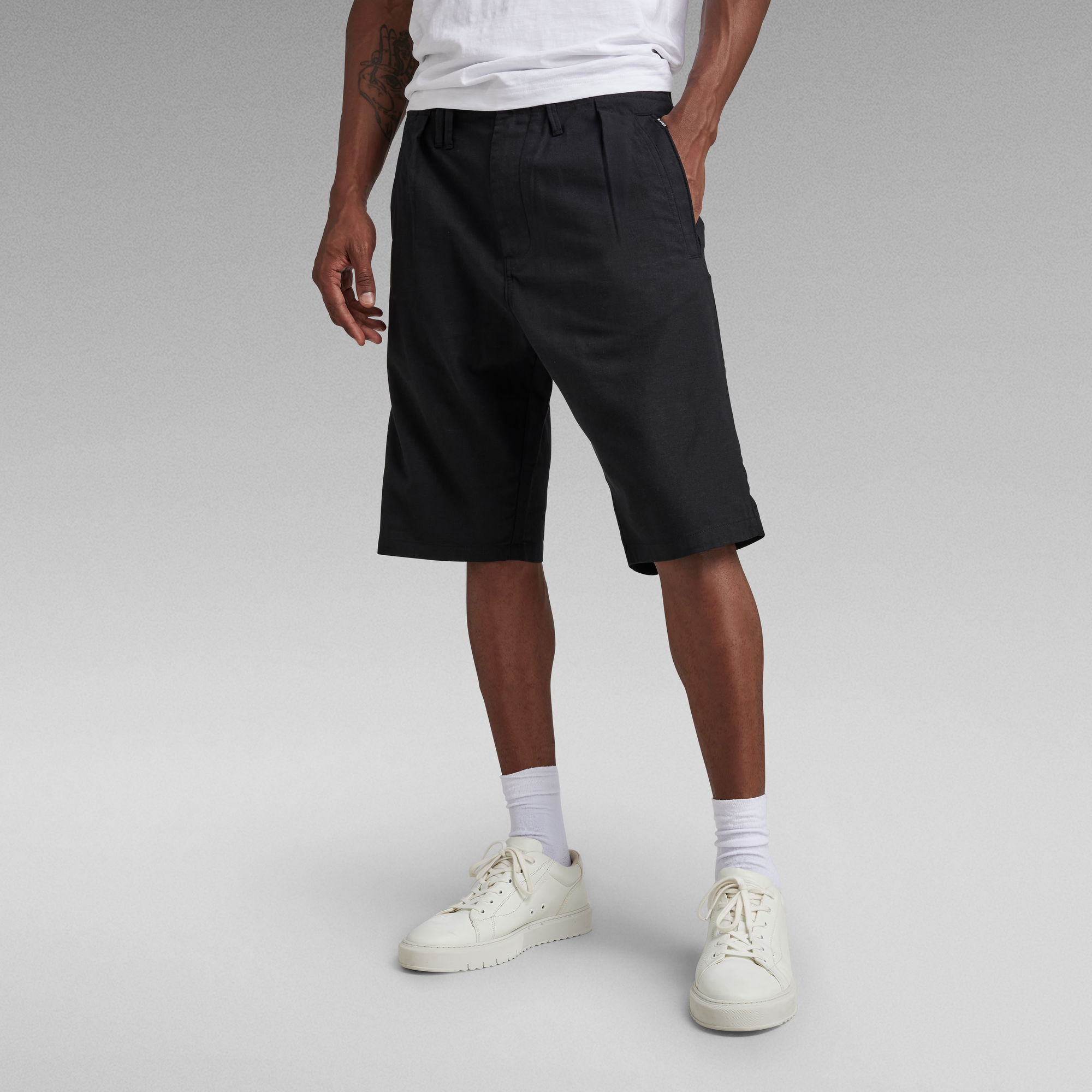 

Cosy Trainer Short - Zwart - Heren