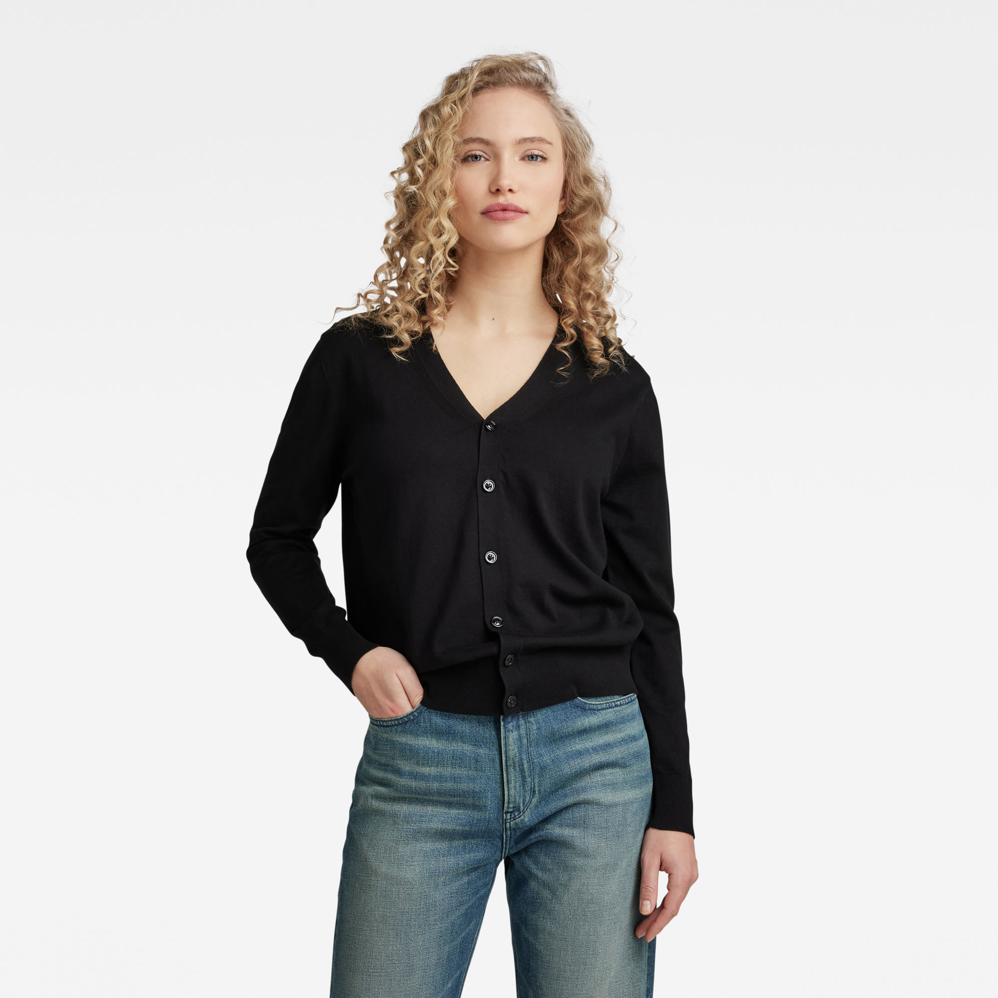 

Gebreid Vest Core - Zwart - Dames