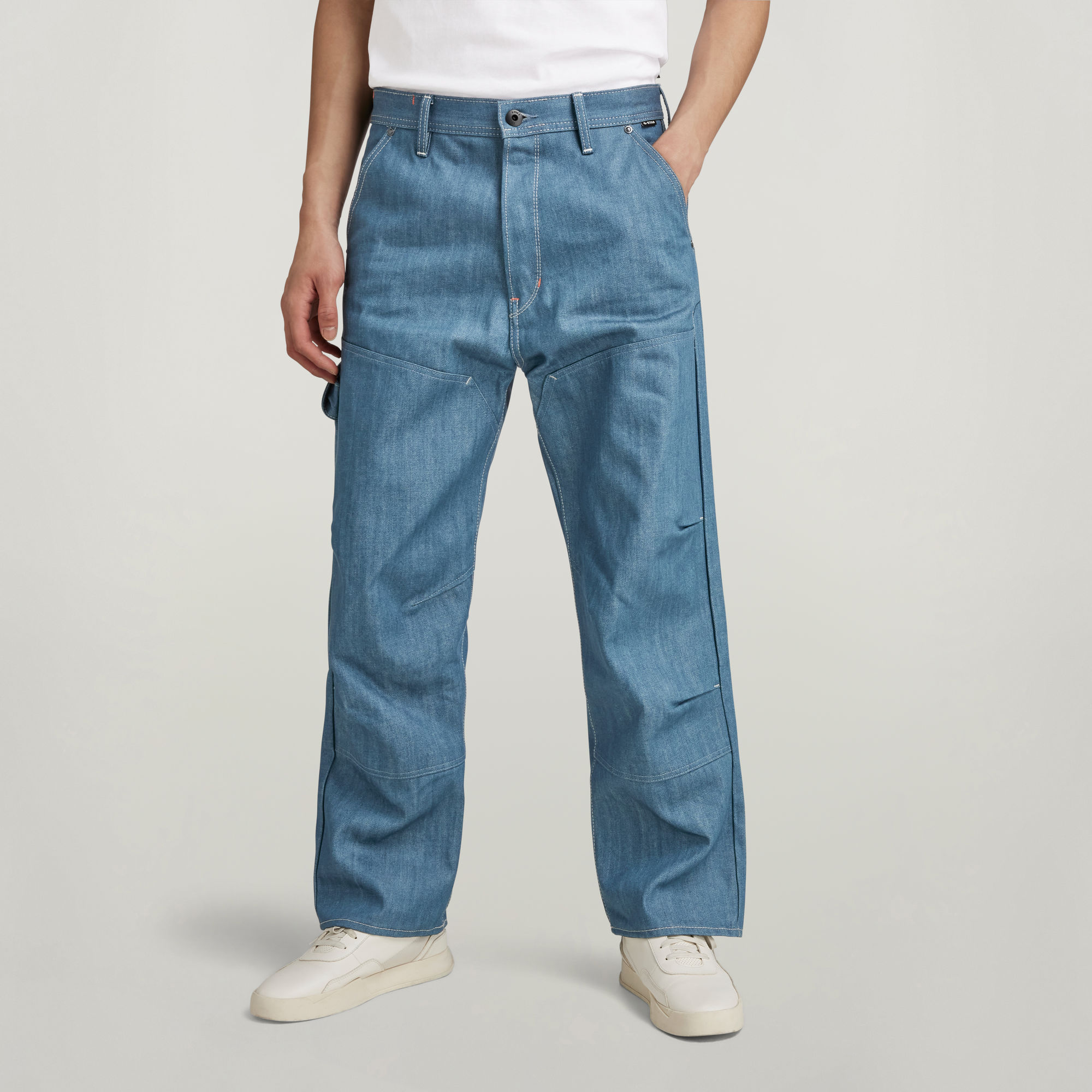 

Premium Carpenter 3D Loose Jeans - Dunkelblau - Herren