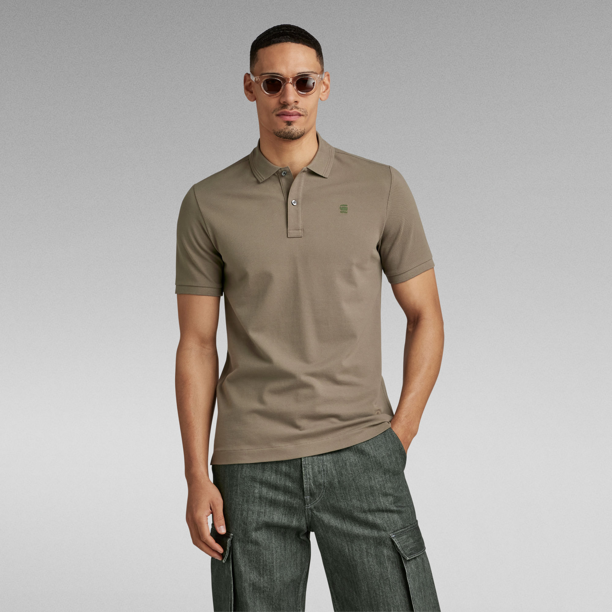 

Dunda Slim Polo - Brown - Men