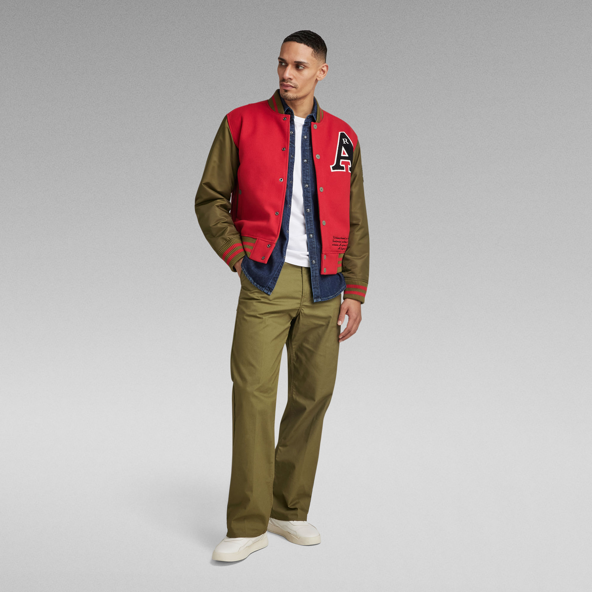 

Unisex Modson Straight Chino - Groen - Heren