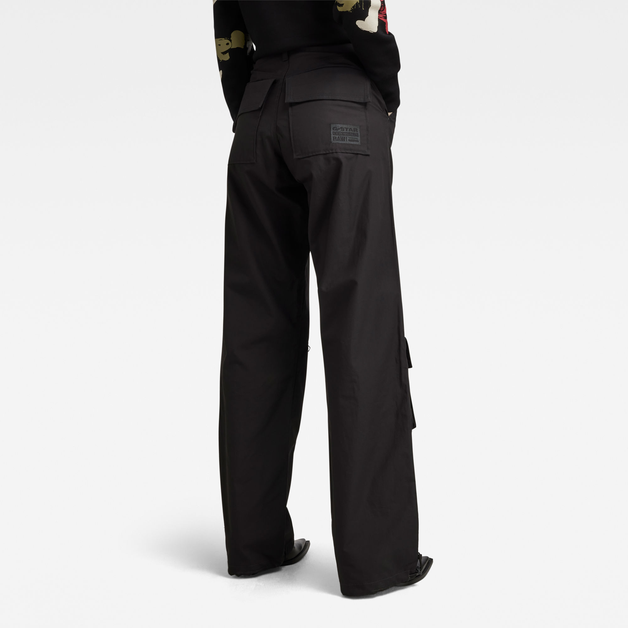 G-Star RAW High Waist Cargo Broek Zwart Dames