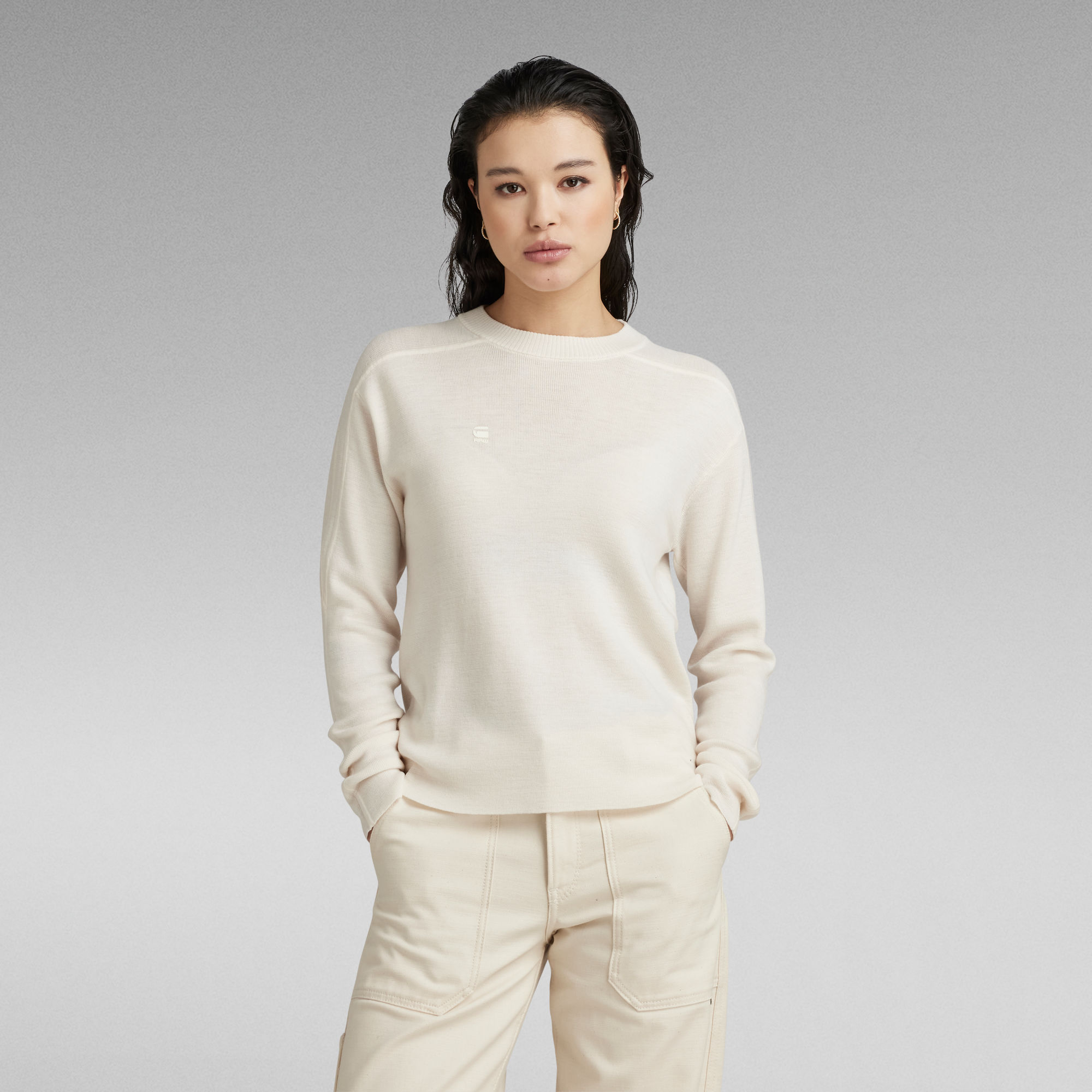 Core Knit - Beige - Damen