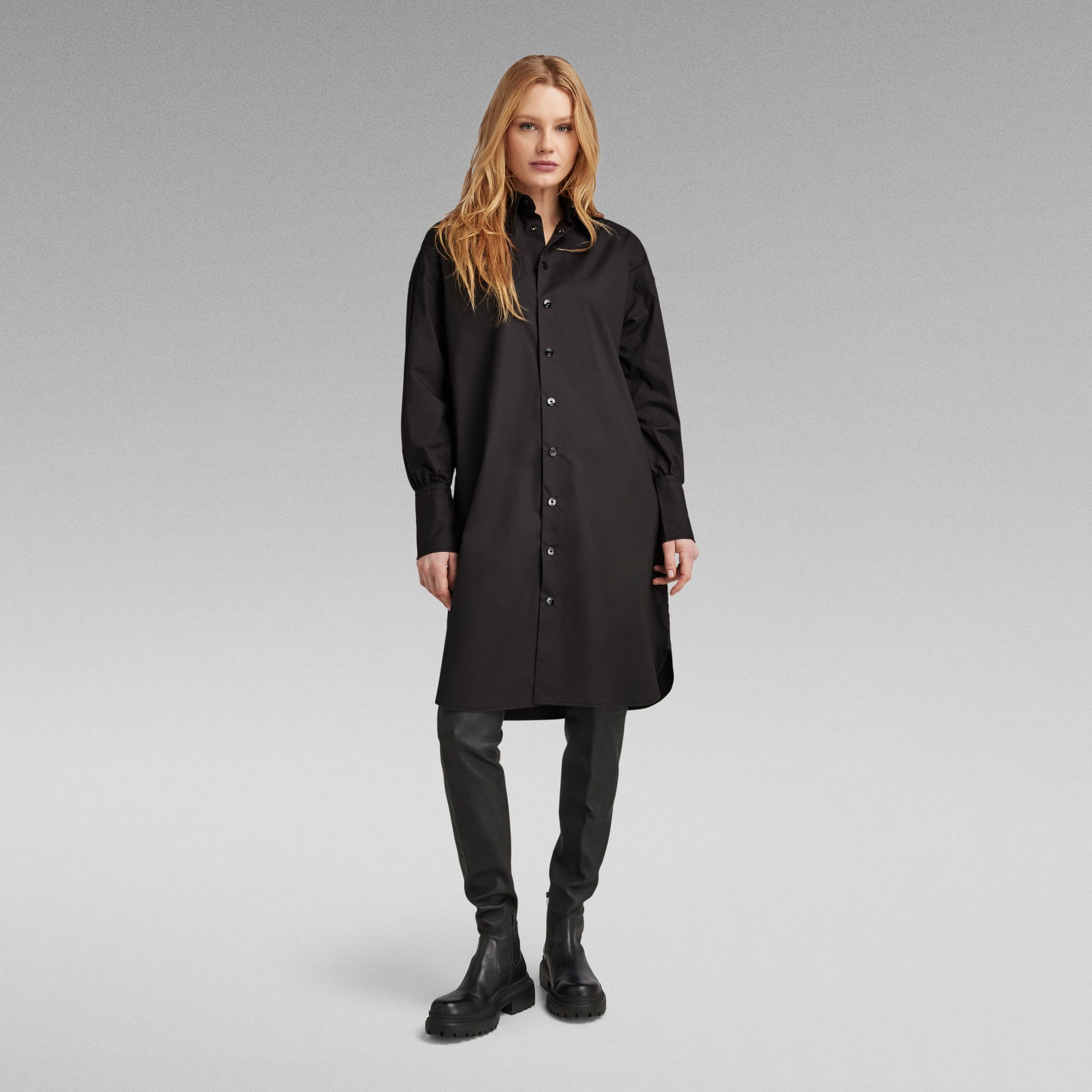 G-Star RAW Blousejurk Long - Zwart - Dames