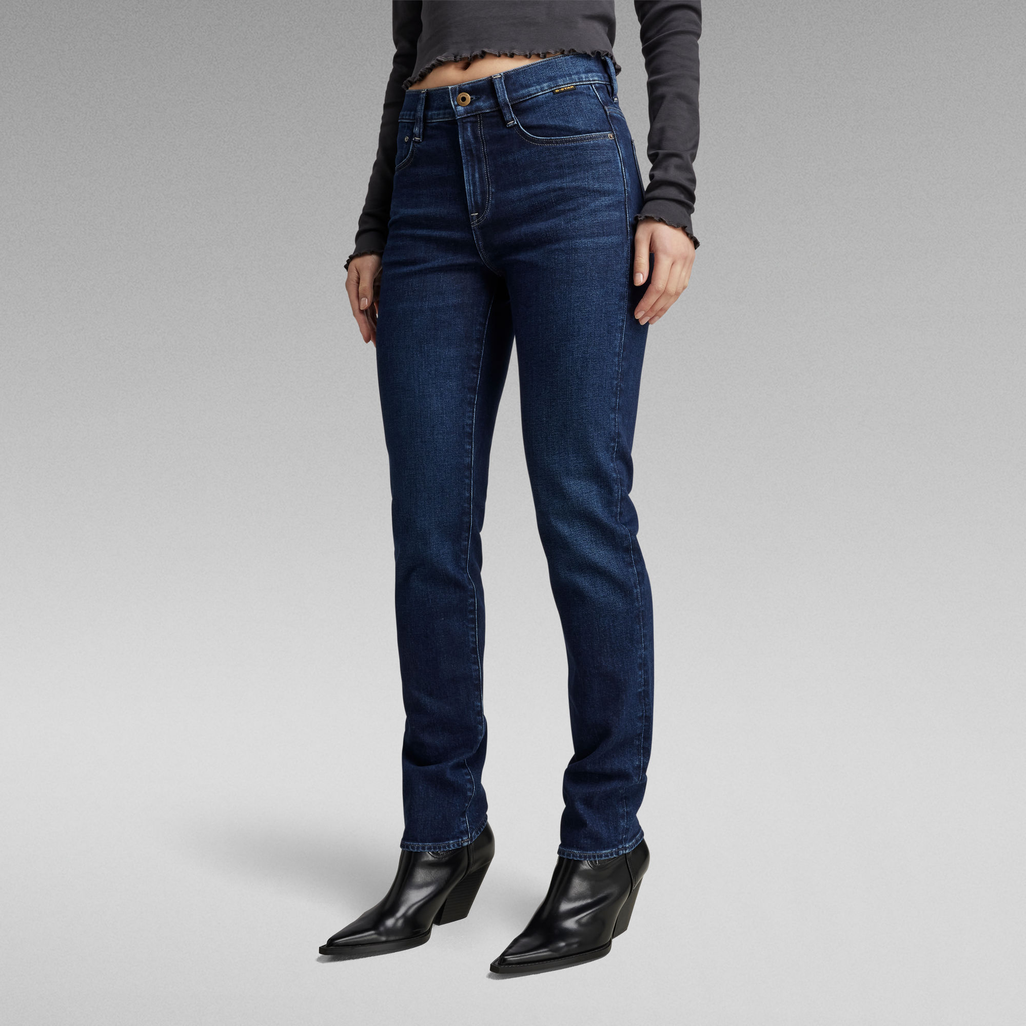 

Ace 2.0 Slim Straight Jeans - Dark blue - Women