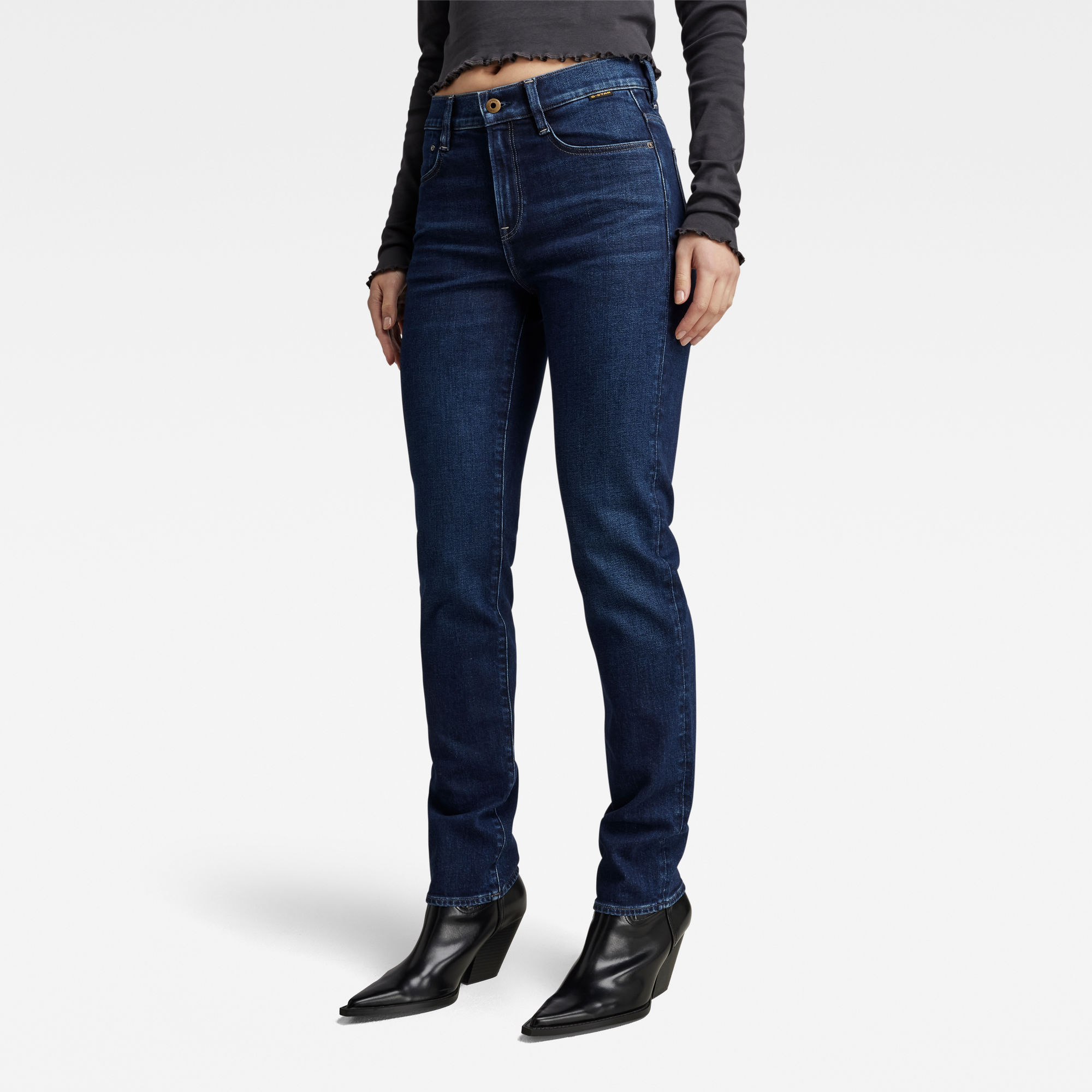 

Ace 2.0 Slim Straight Jeans - Dark blue - Women