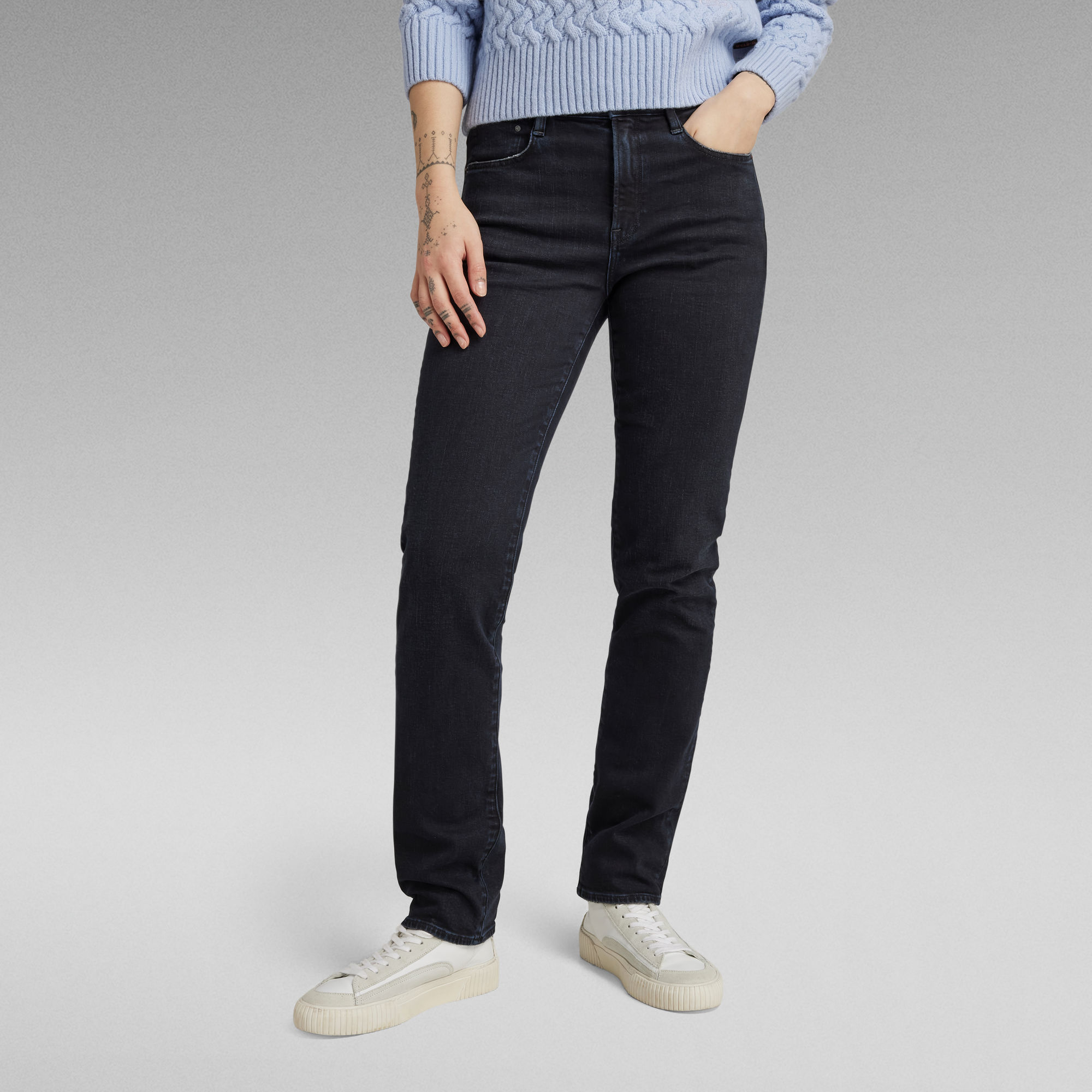 

Ace 2.0 Slim Straight Jeans - Dark blue - Women