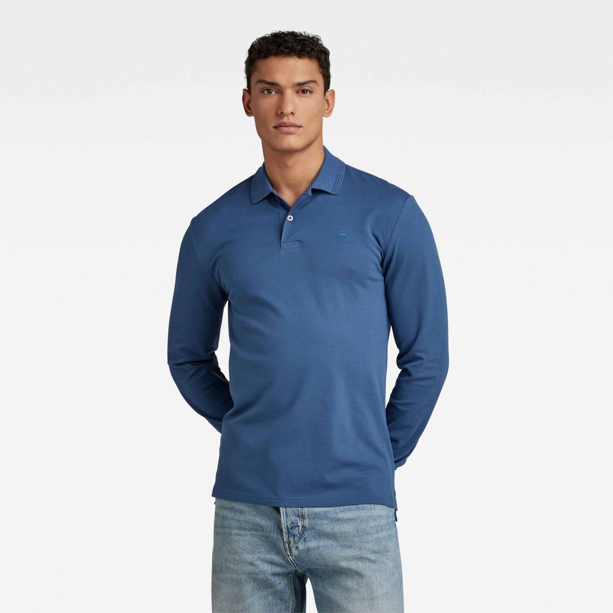 

Dunda Core Polo - Medium blue - Men