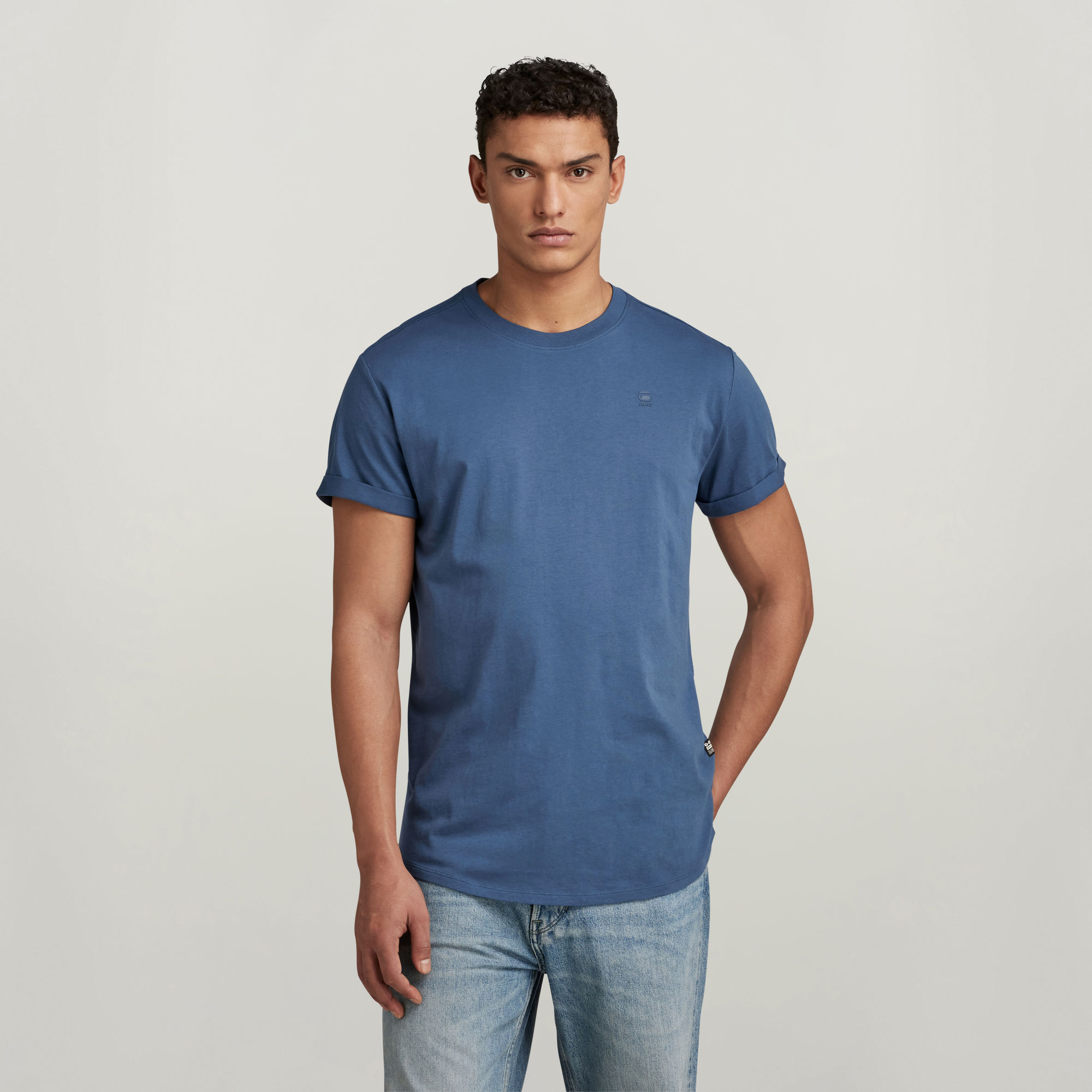 

Lash T-Shirt - Mittelblau - Herren