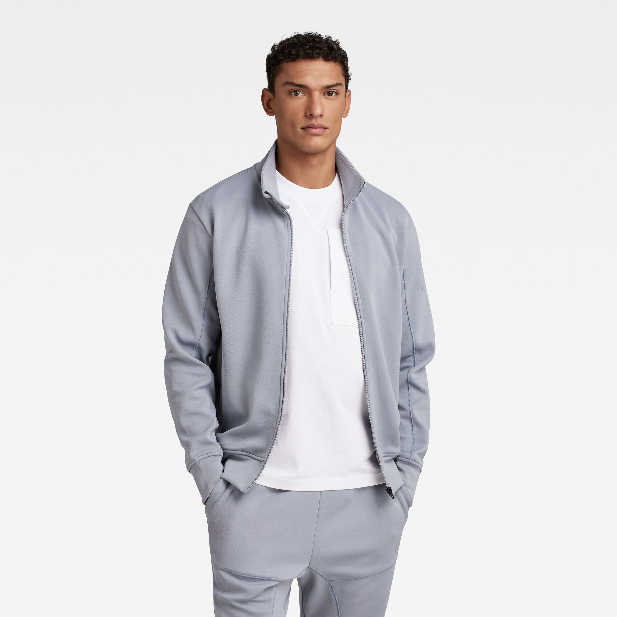 

Track Jacket Sweater - Grey - Men