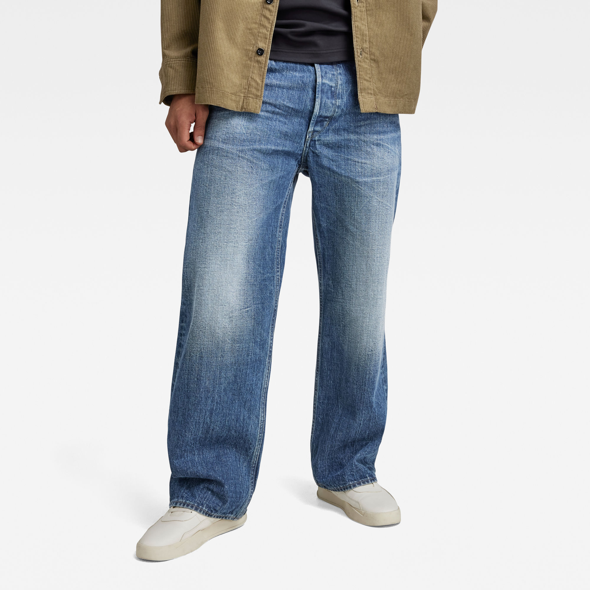 G-Star RAW Premium Selvedge Type 96 Loose Jeans Donkerblauw Heren