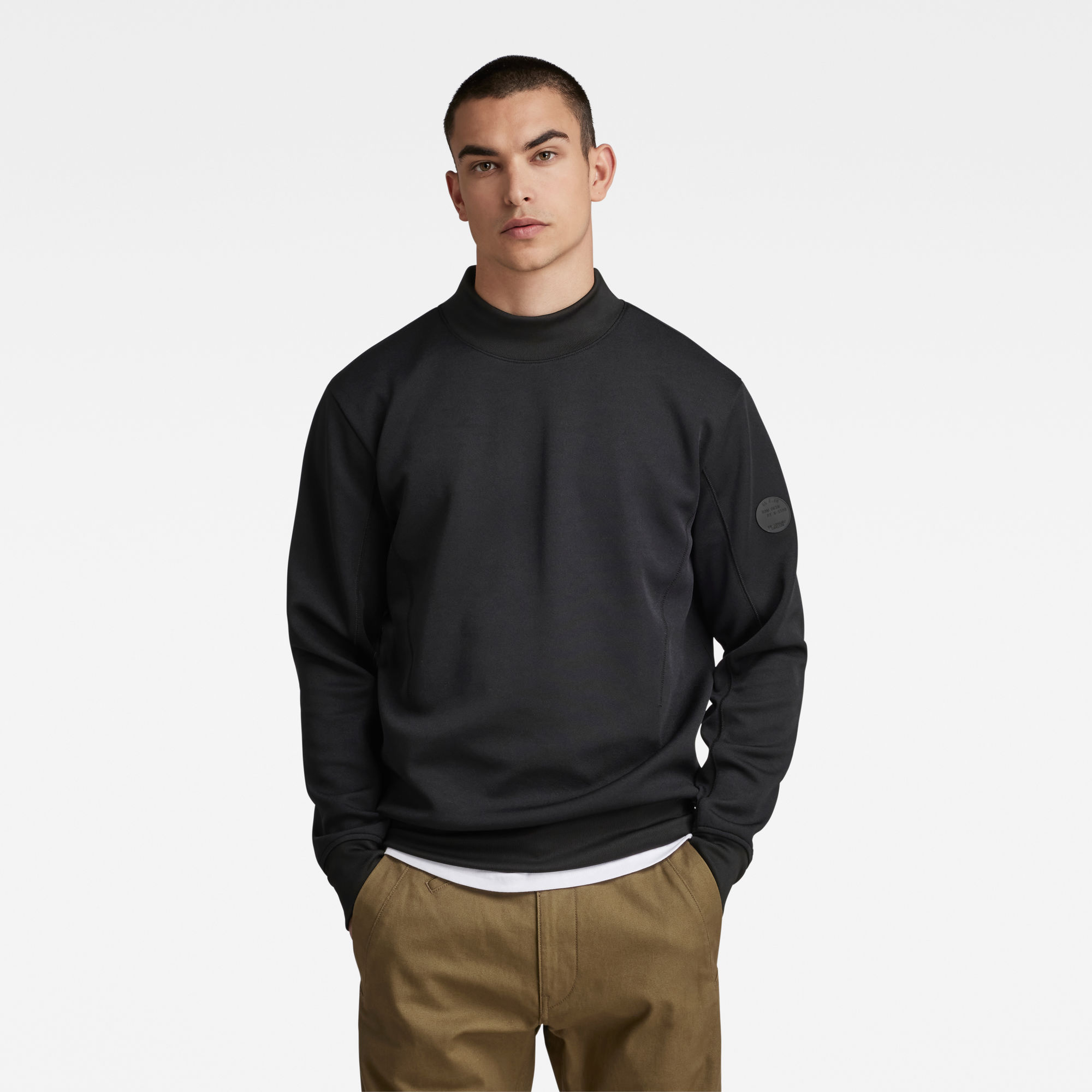 

Track Sweatshirt - Schwarz - Herren