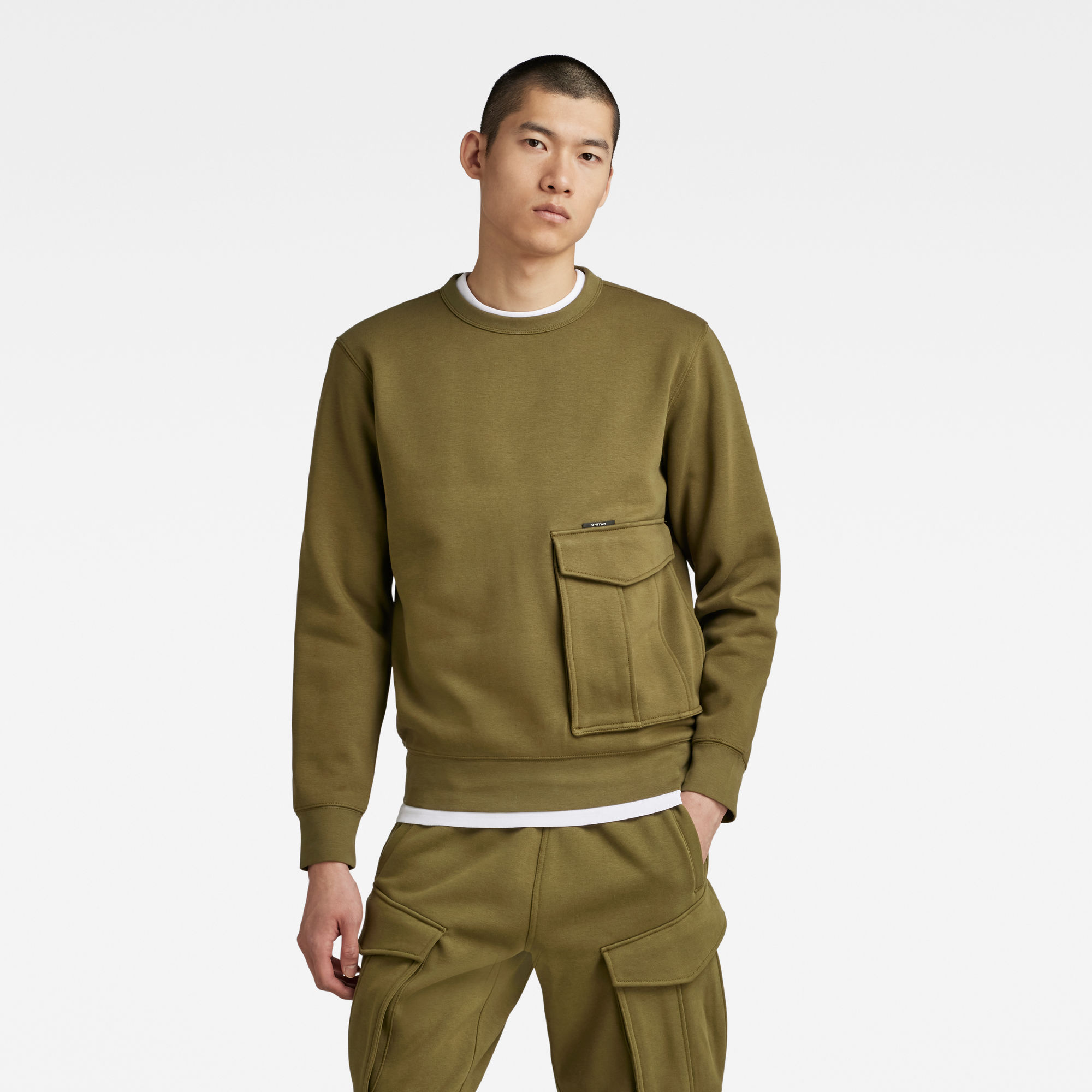 

Cargo Sweater - Groen - Heren