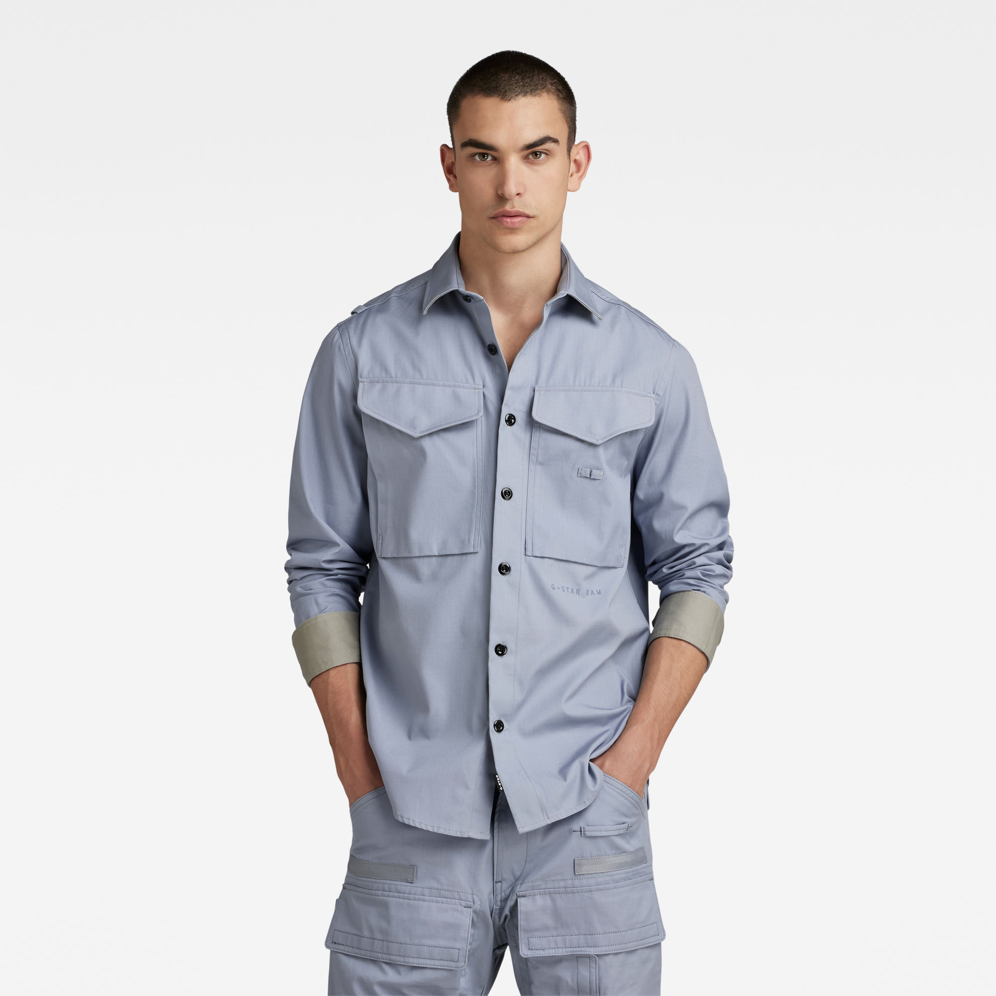 

Cargo Regular Shirt - Grijs - Heren