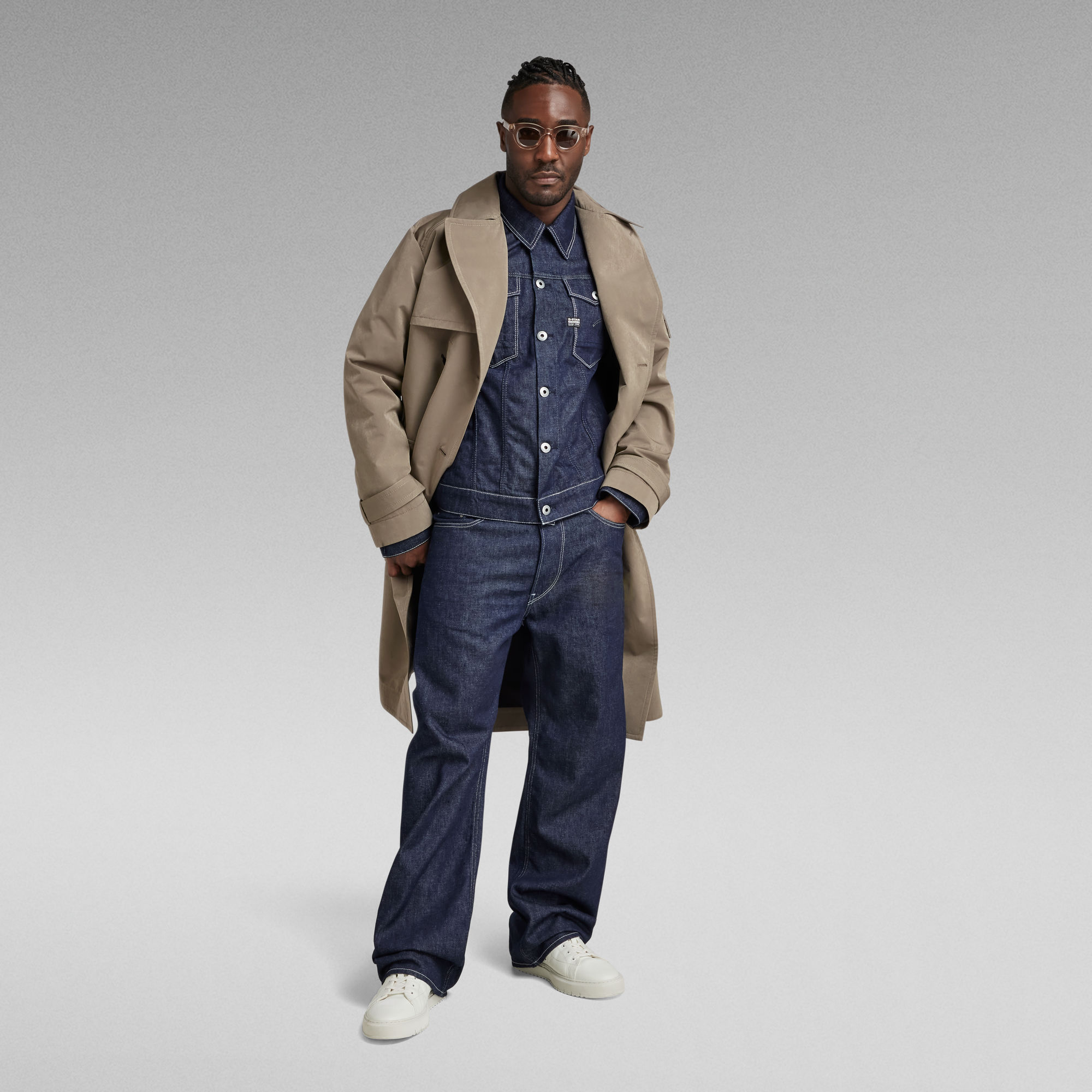 

Dispatcher Cargo Trenchcoat - Bruin - Heren