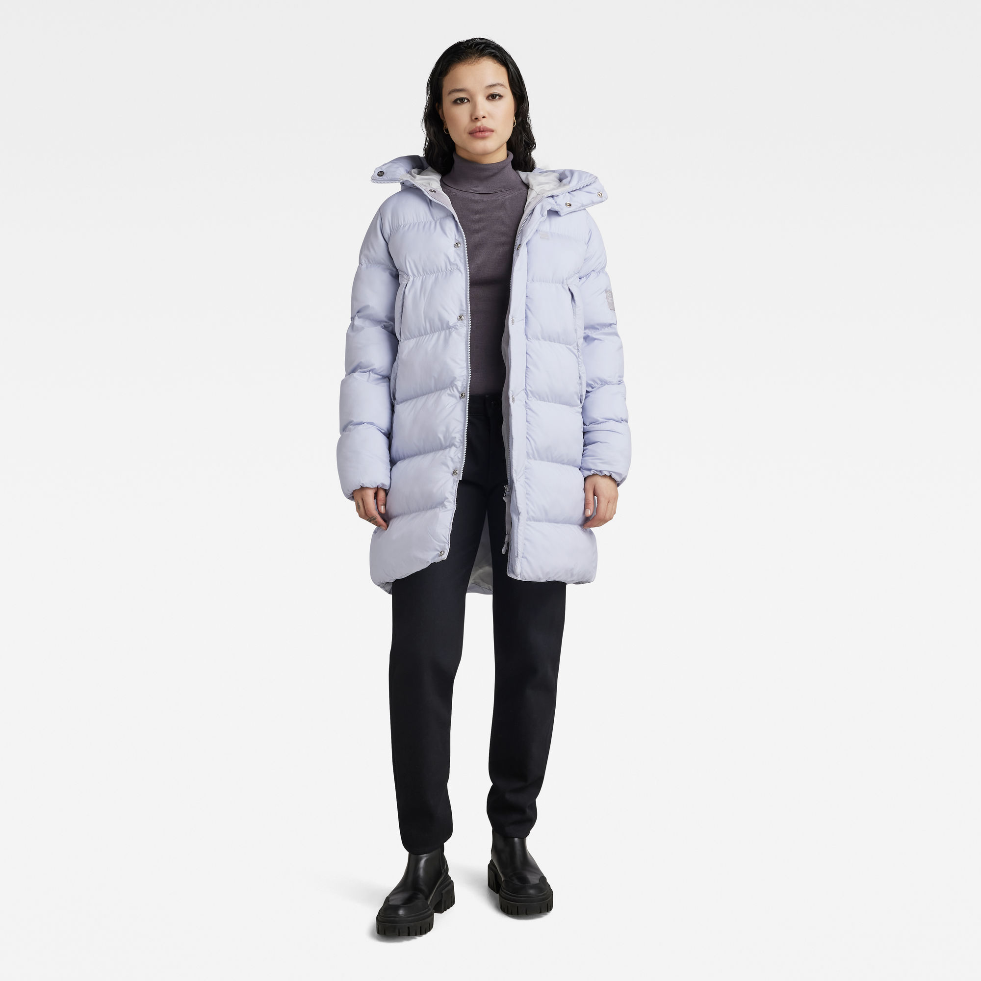 G-Star RAW Whistler Parka Puffer Grijs Dames