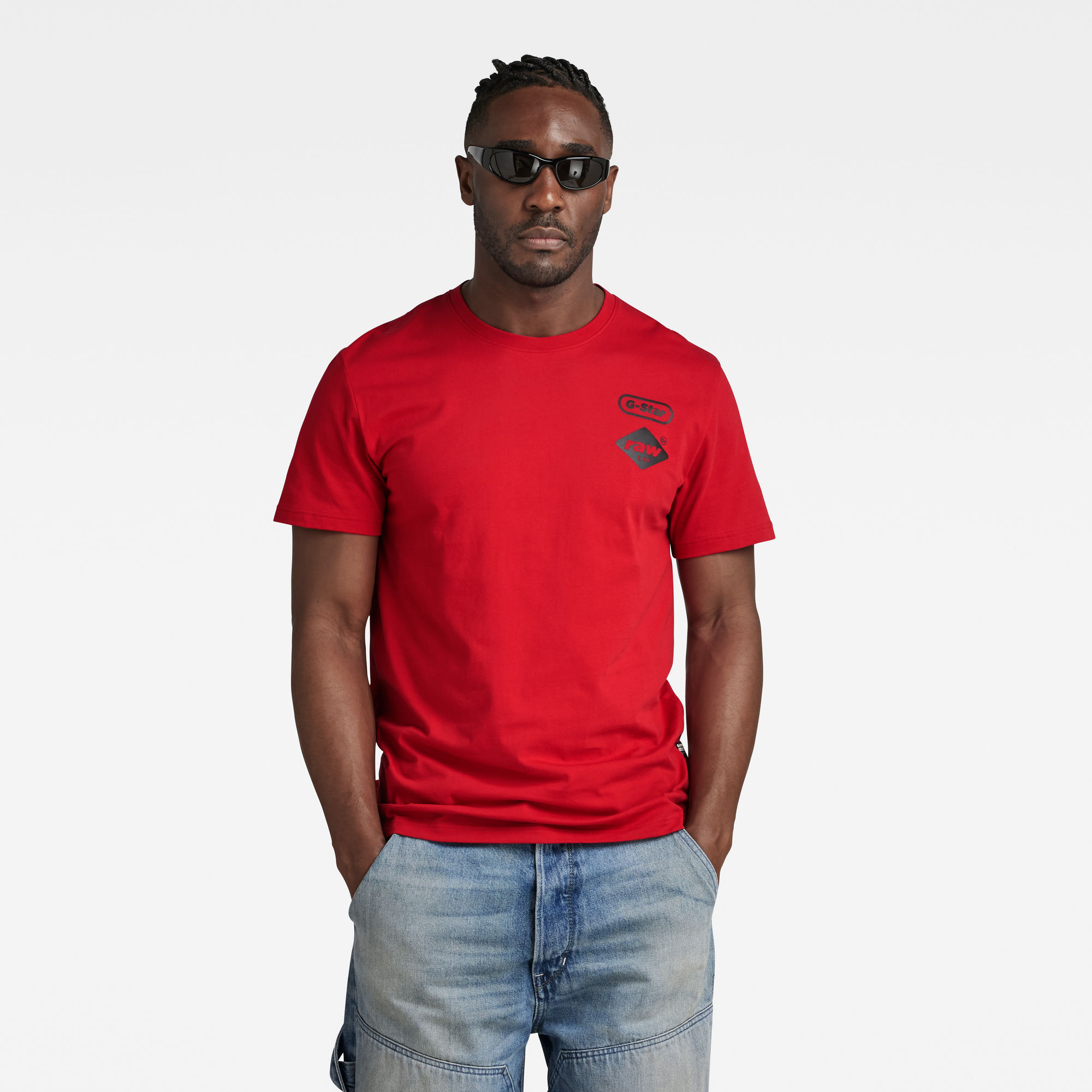 

Chest Graphic T-Shirt - Red - Men