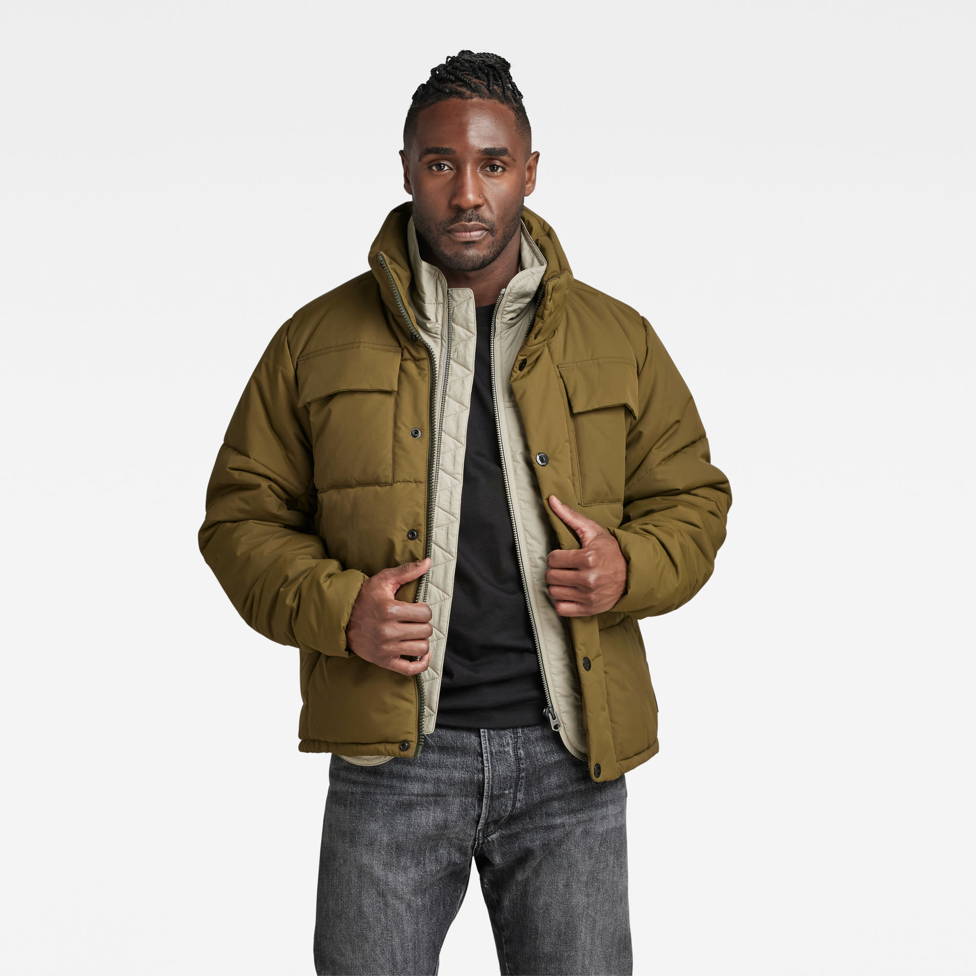 

Foundation Padded Jacket - Green - Men