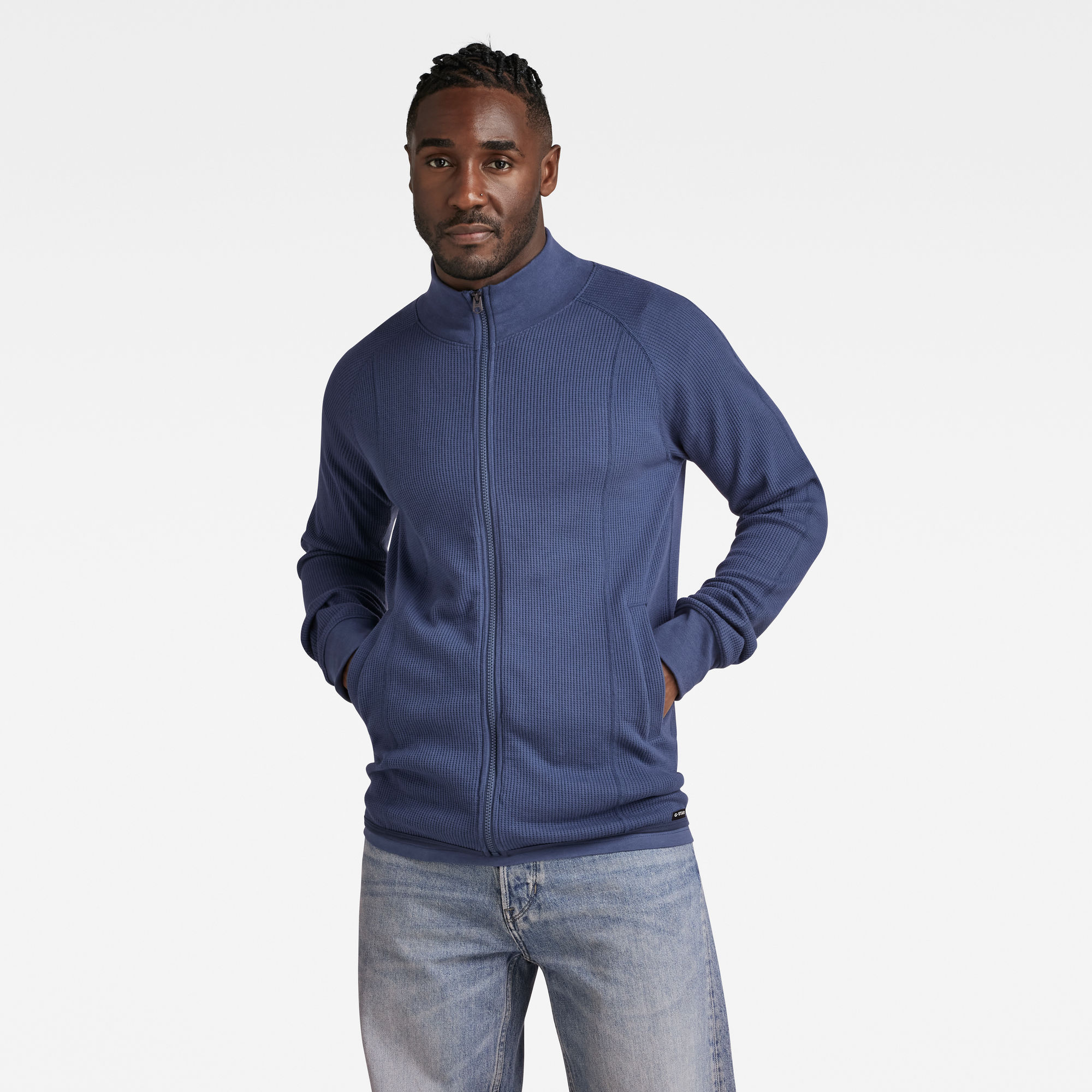 

Jirgi Slim Zip Tweeter - Mittelblau - Herren