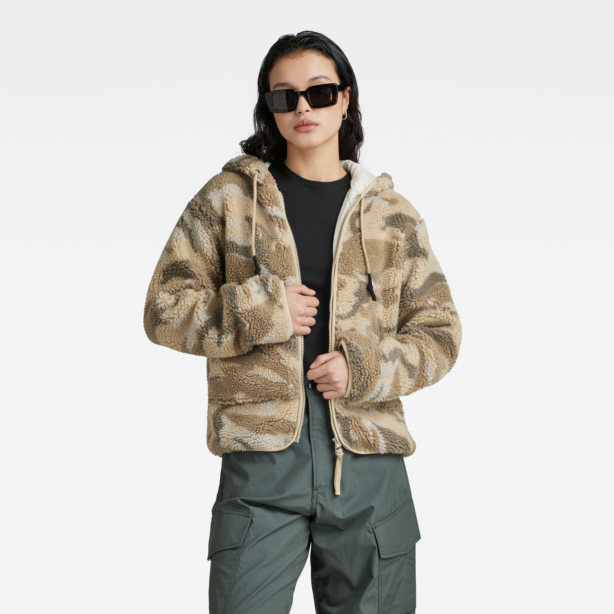 

Short Teddy Jacket - Multi color - Women