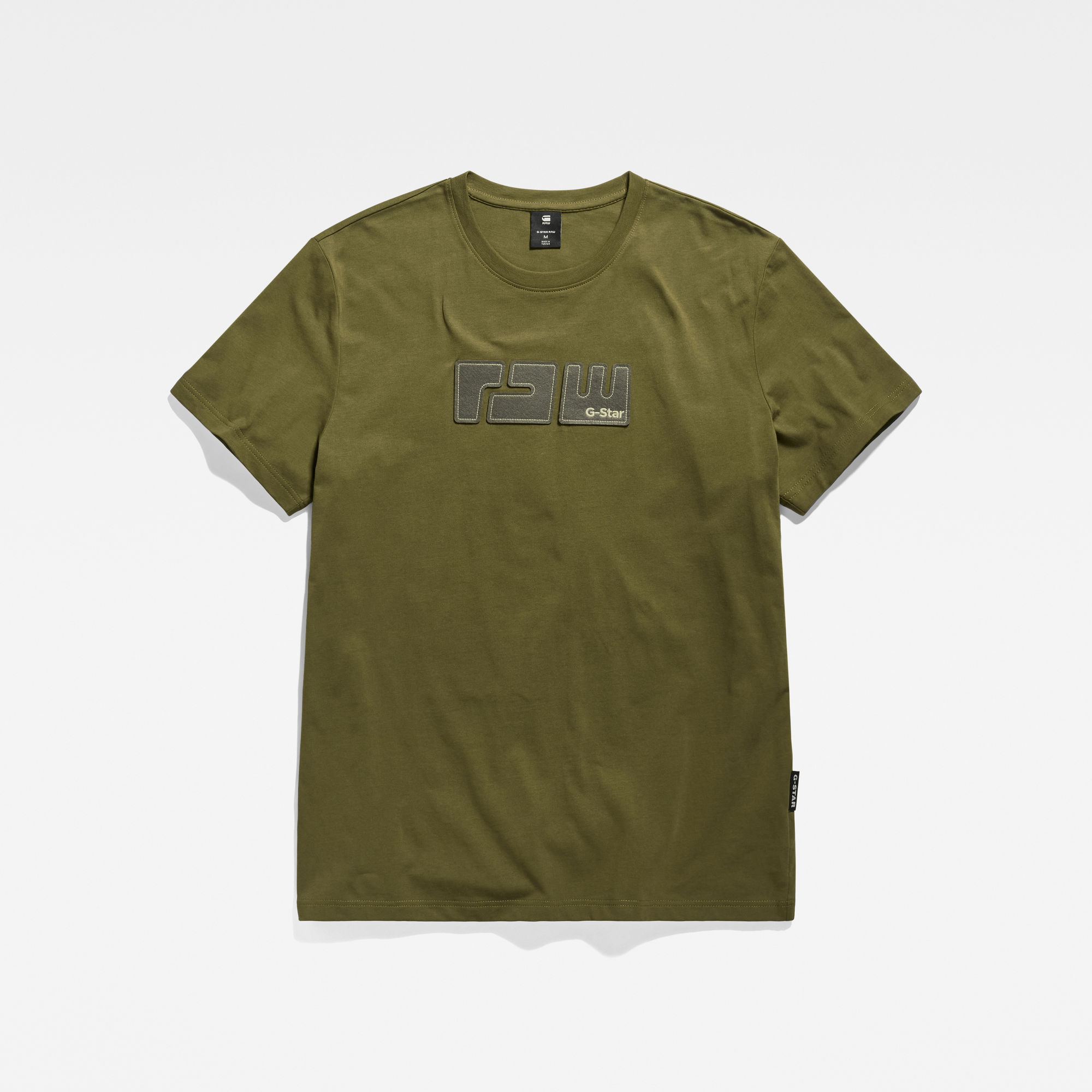 

RAW. Felt T-Shirt - Green - Men