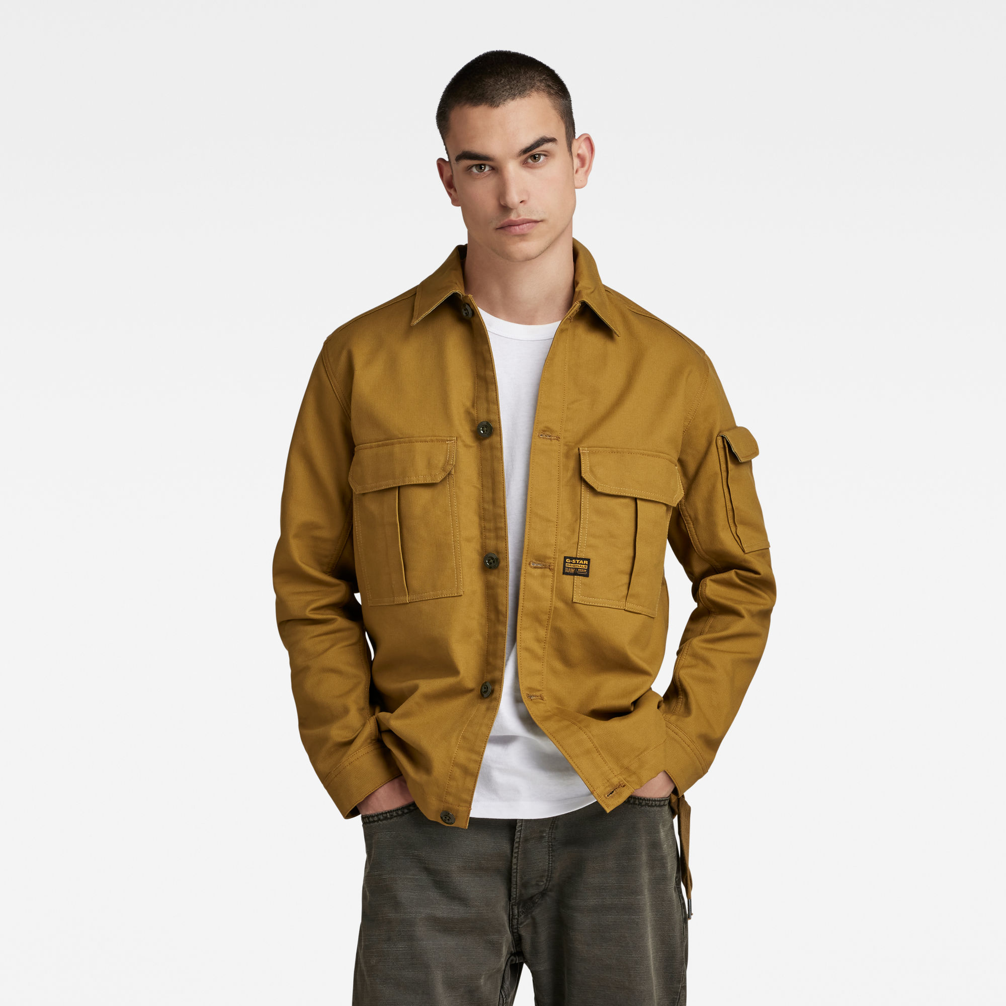 

2 Pocket Relaxed Hemd - Grün - Herren