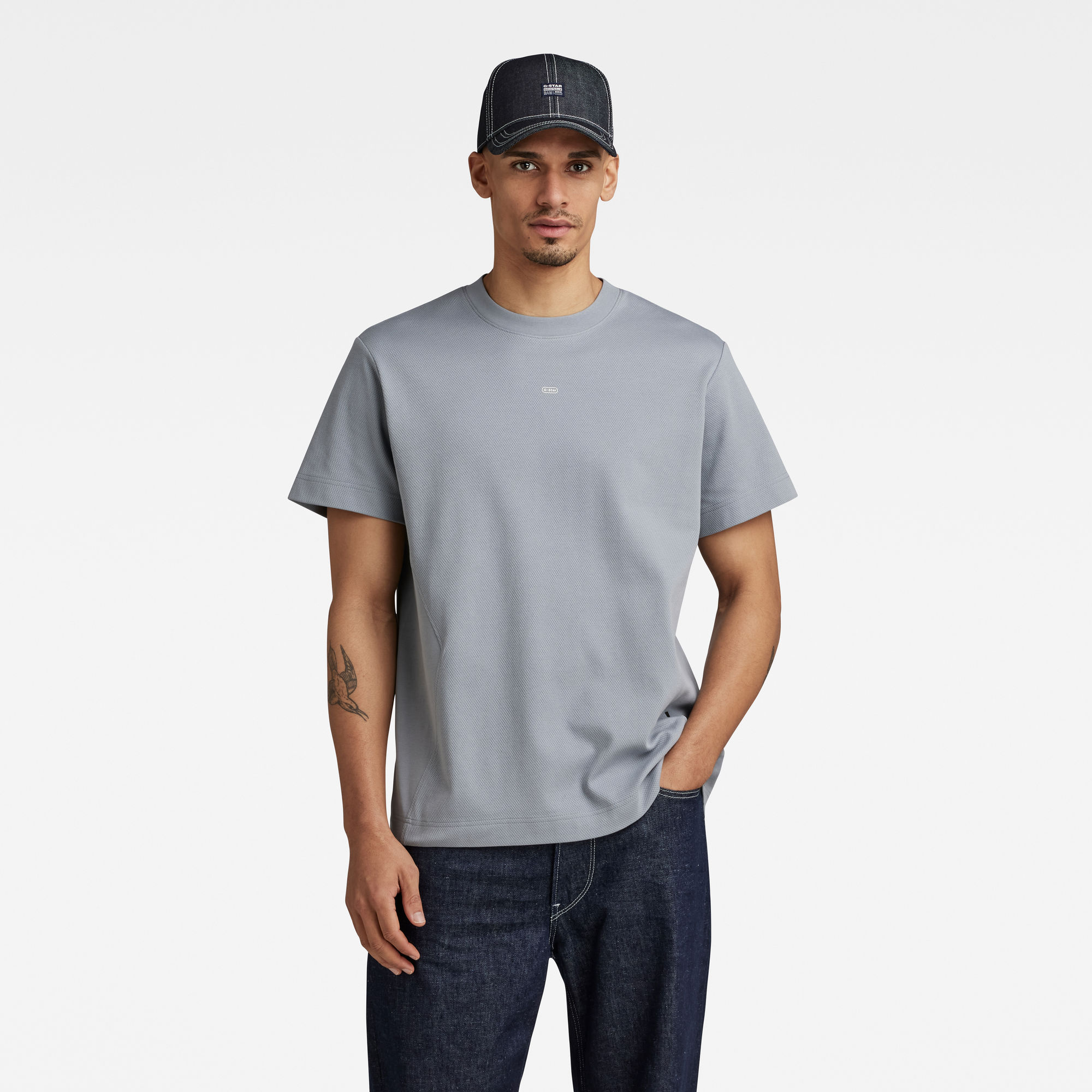 

Moto Loose T-Shirt - Grey - Men