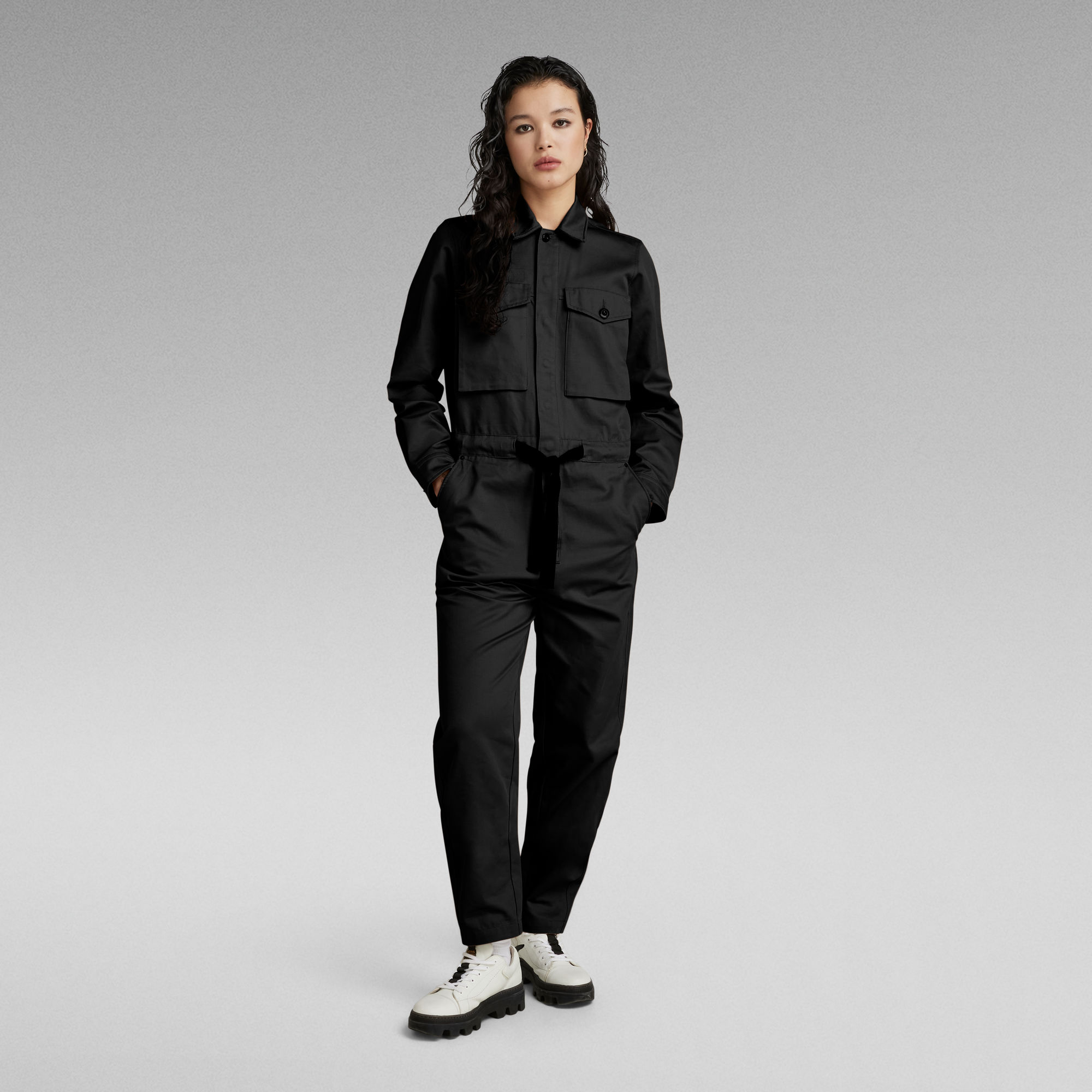 

Army Jumpsuit - Black - Women